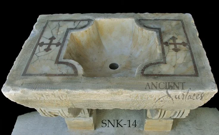 Kitchen Powder Bathroom sink from Ancient Surfaces