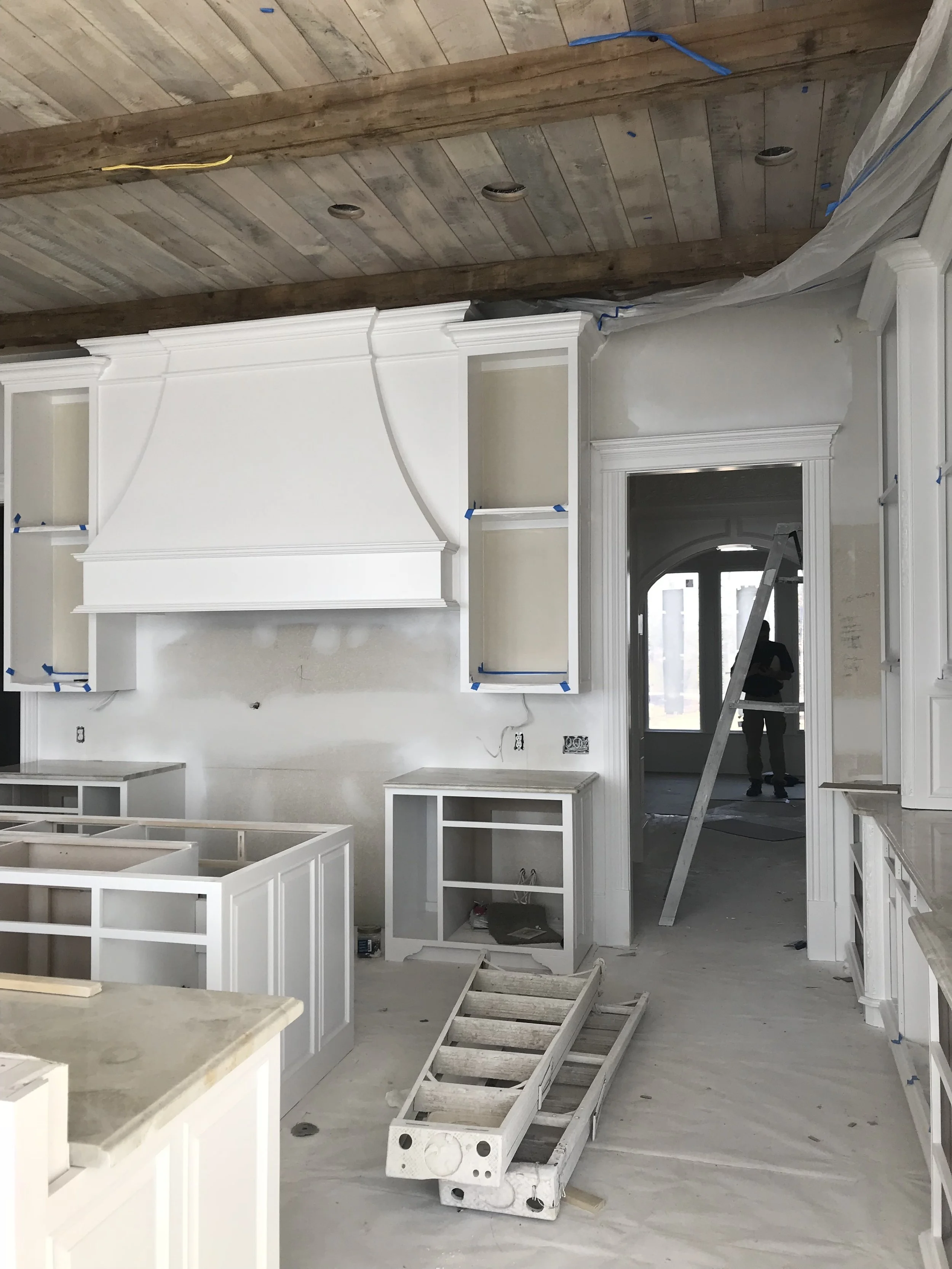 Kitchen - during construction