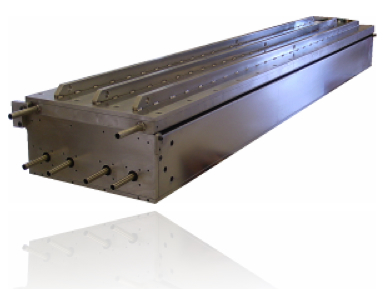 2.5 meter wide vacuum plasma treater capable of operating speeds in excess of 800 meters per minute with controlled flow of up to 2 reactive gasses.