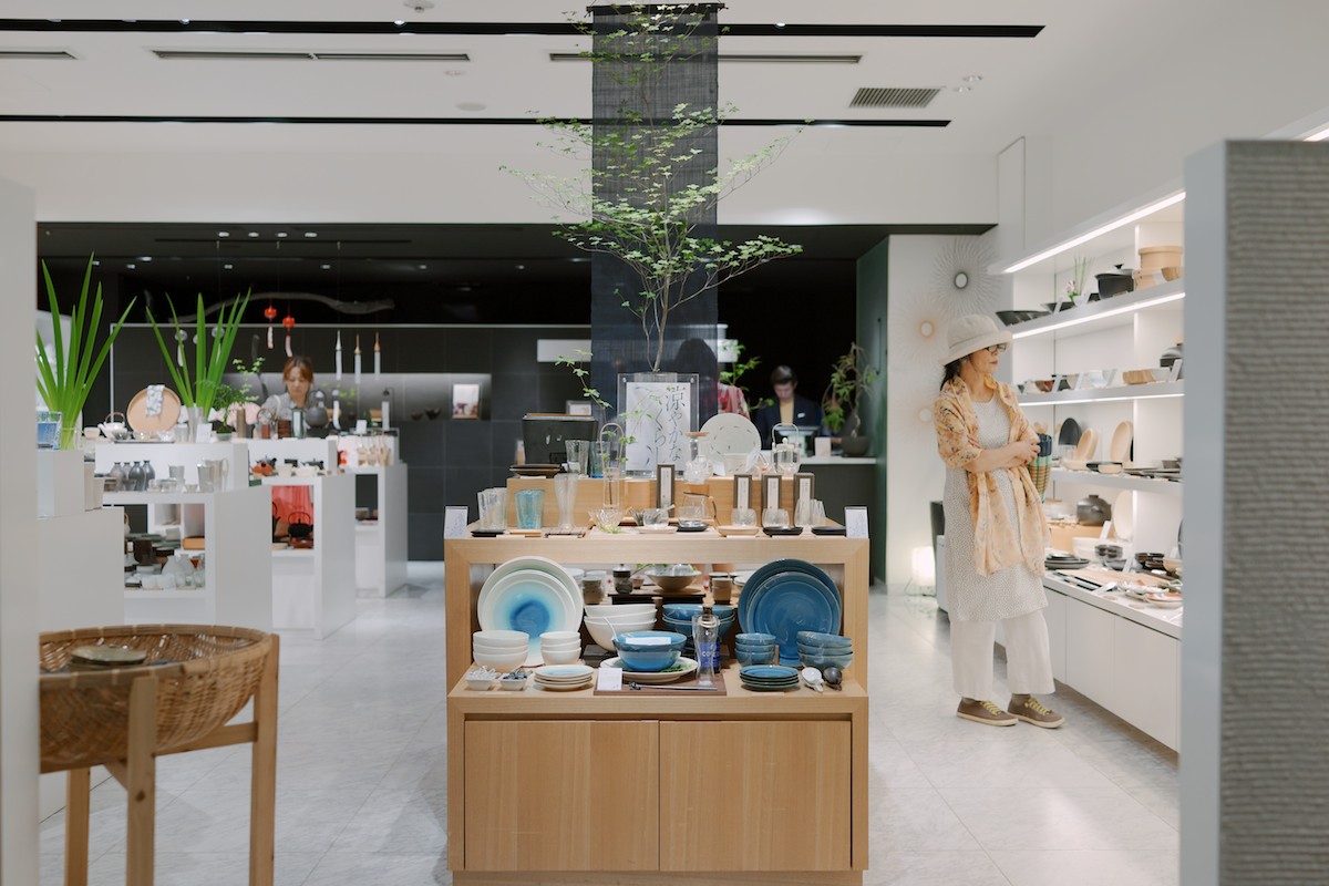 Tableware store at Omotesando Hills.