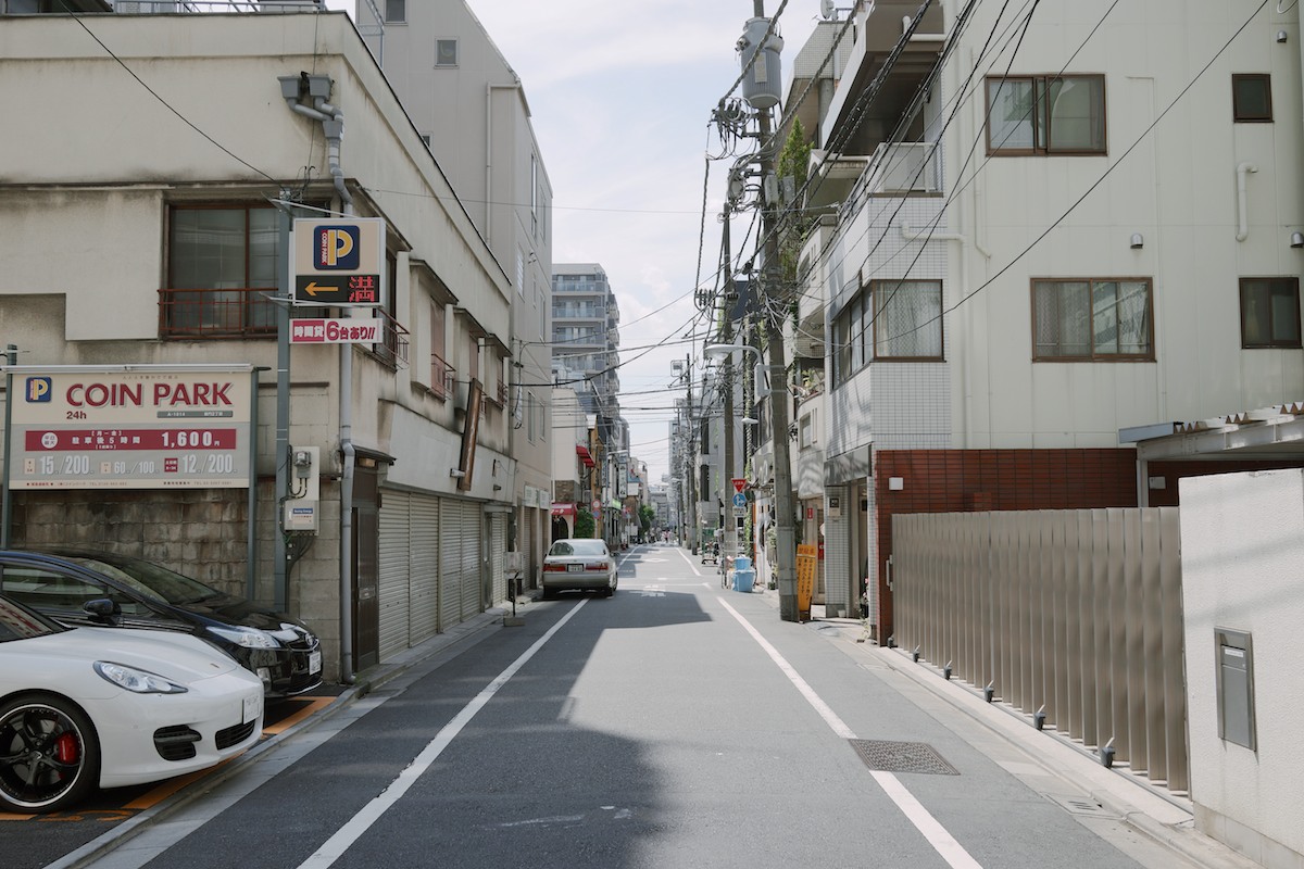 Residential streets near Nakamise.