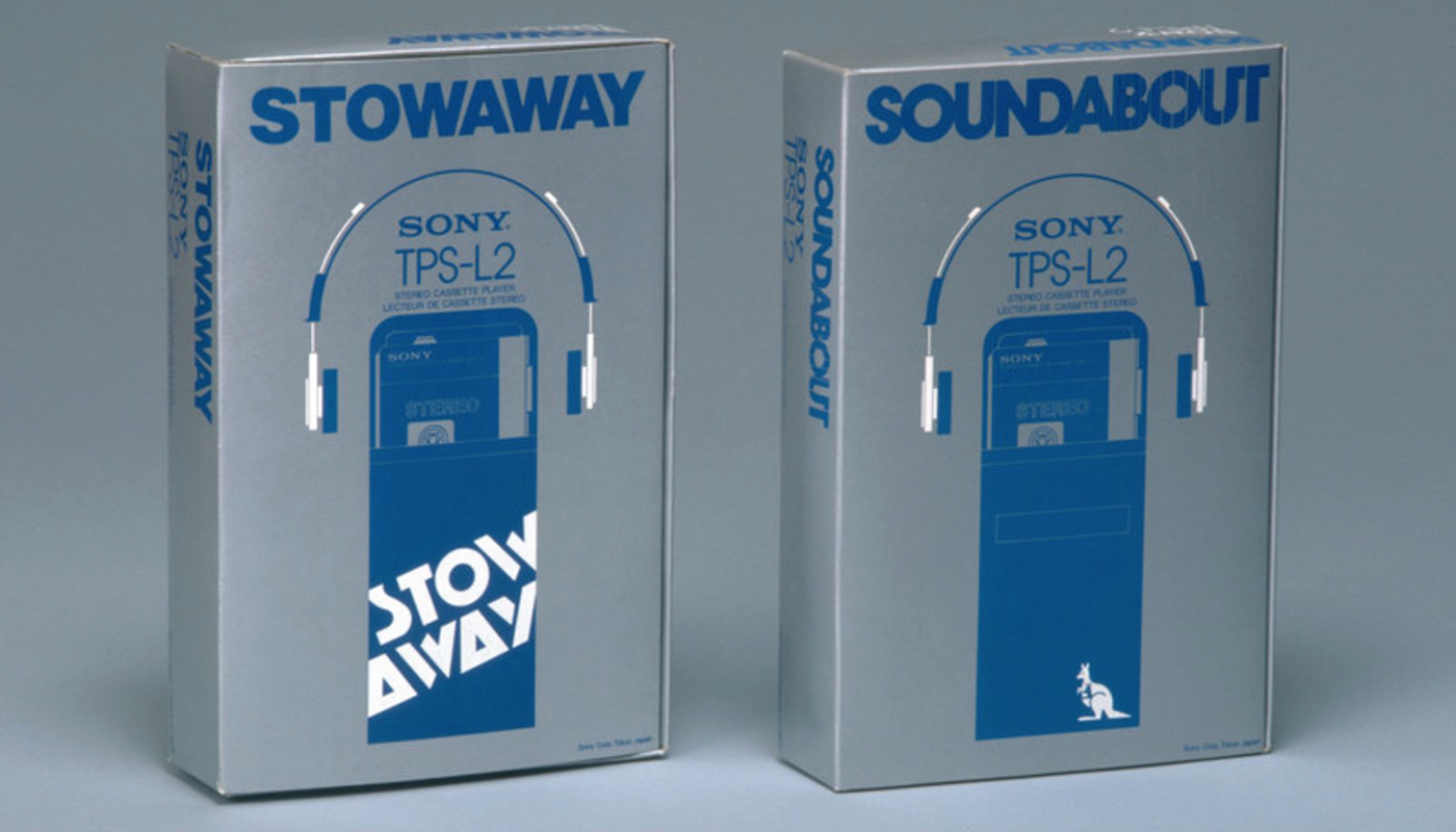 Initial branding for export models | The Walkman Archive