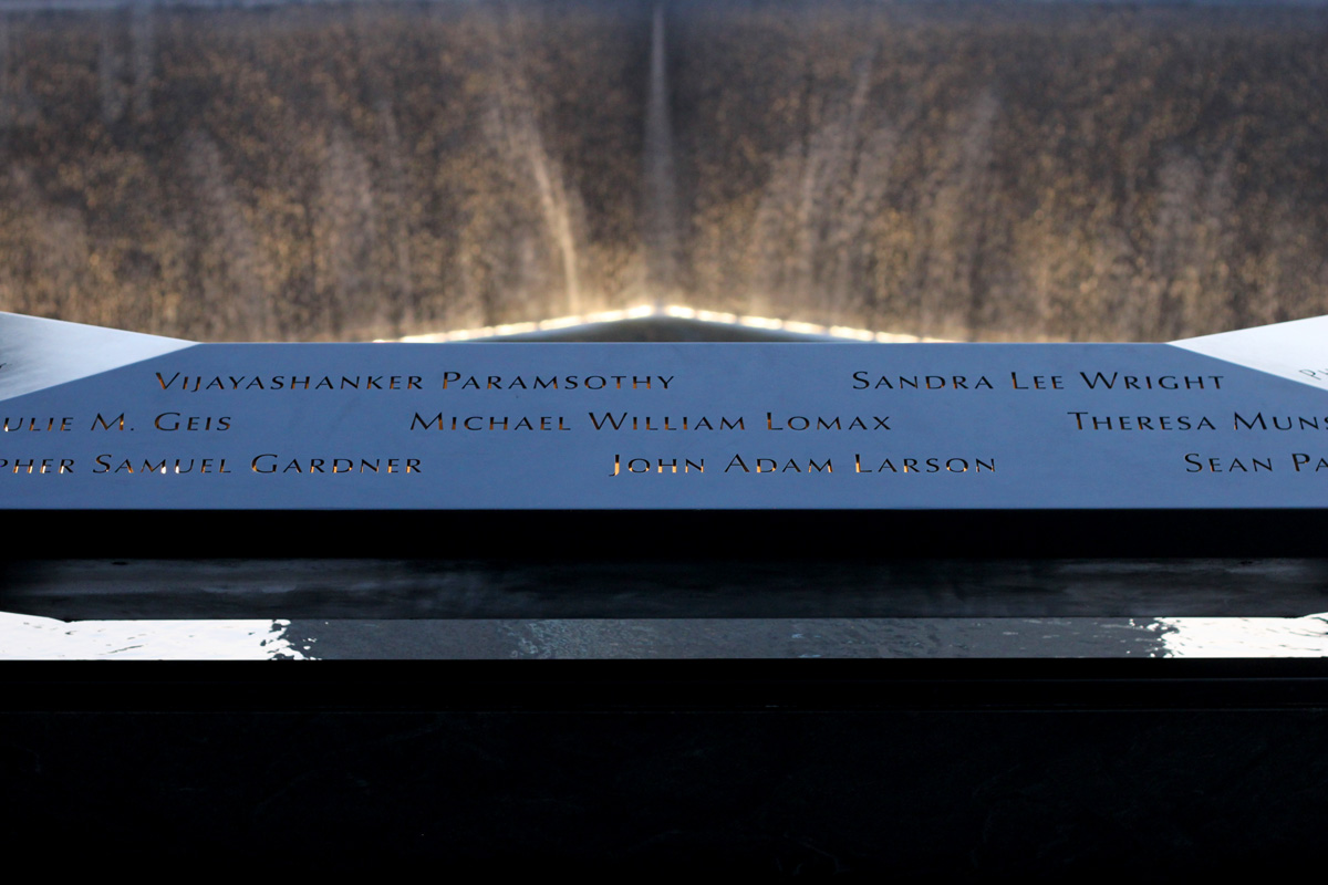 National 9/11 Memorial Reflecting Pool