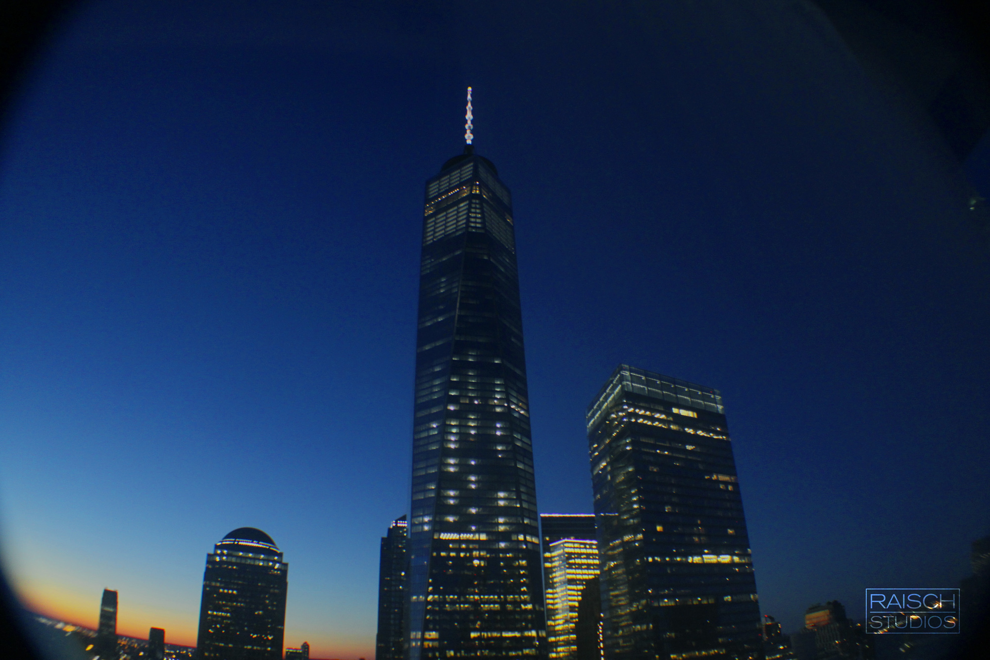 The completed One World Trade Center photographed on January 31, 2015 © Raisch Studios