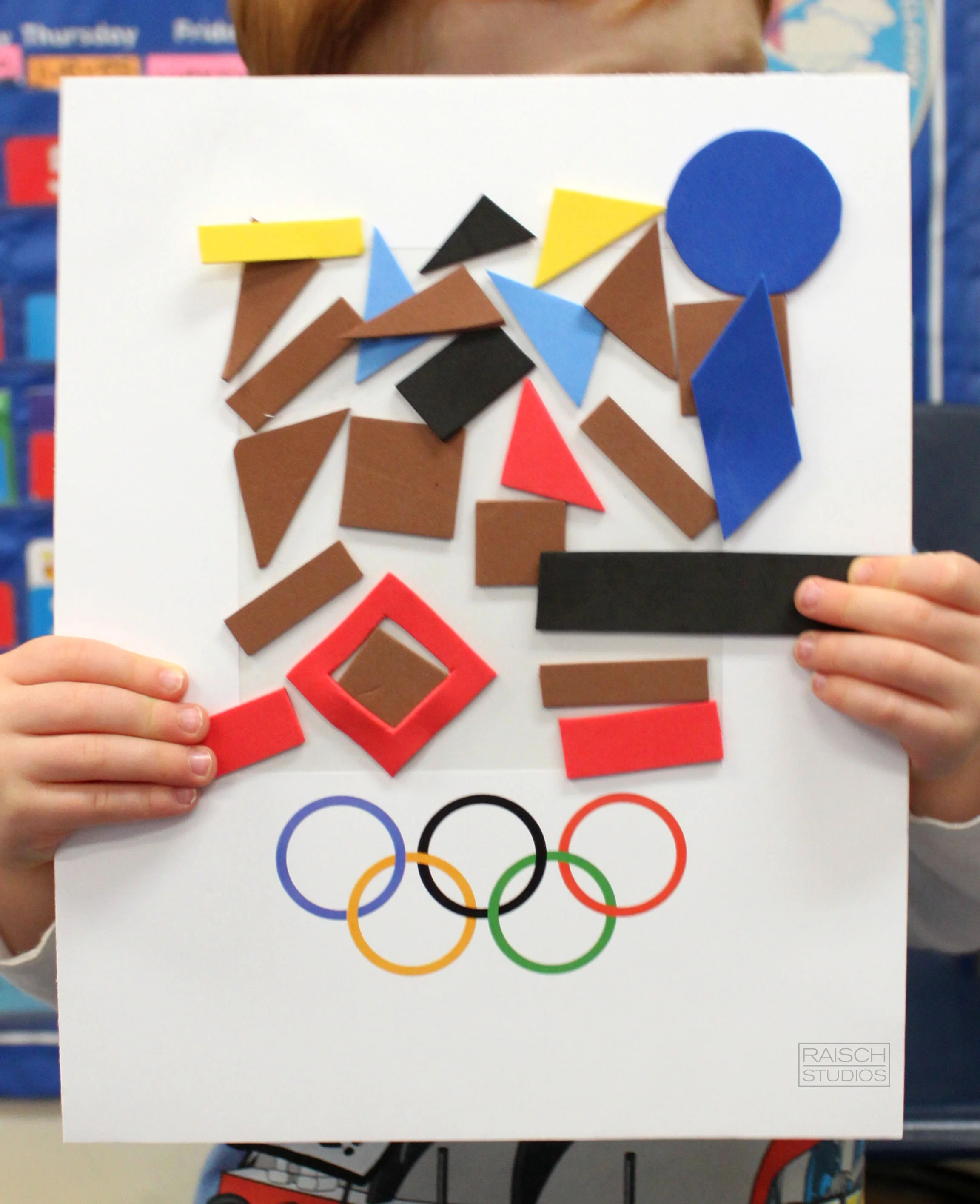 Colin , Olympic Logo, Age 3