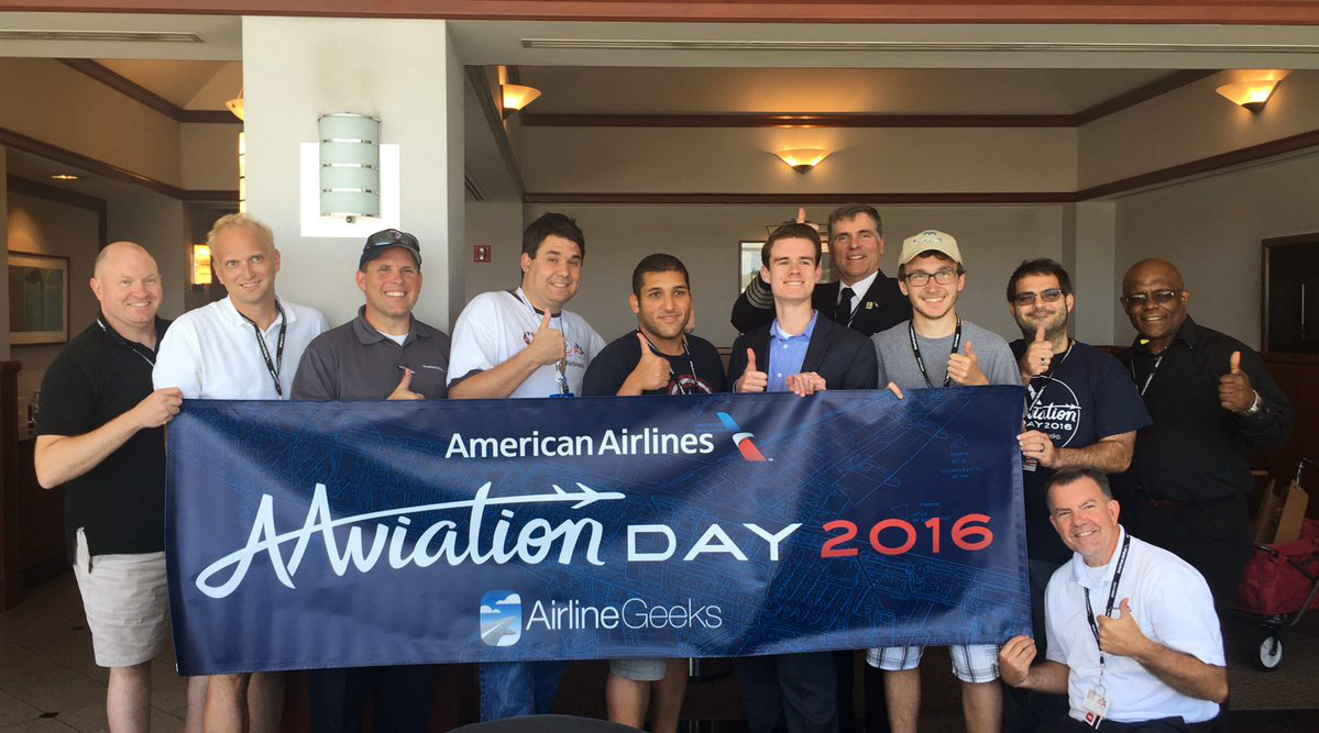 Ryan Ewing and the #AAviation Day crew