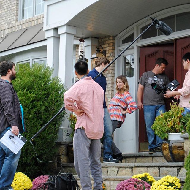 @danielletampier shows off in between takes. #tbt #arthousethemovie