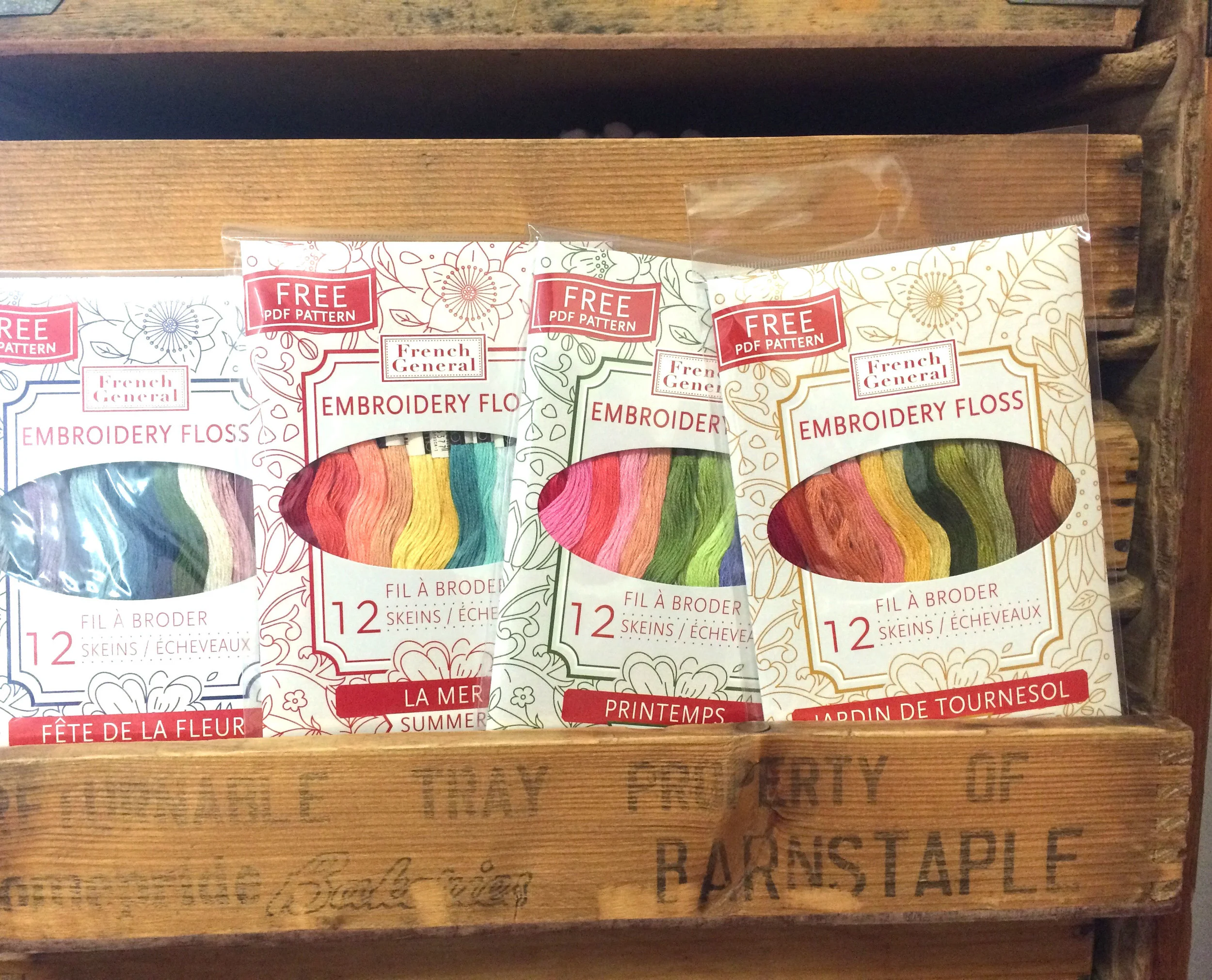 New French General embroidery floss.