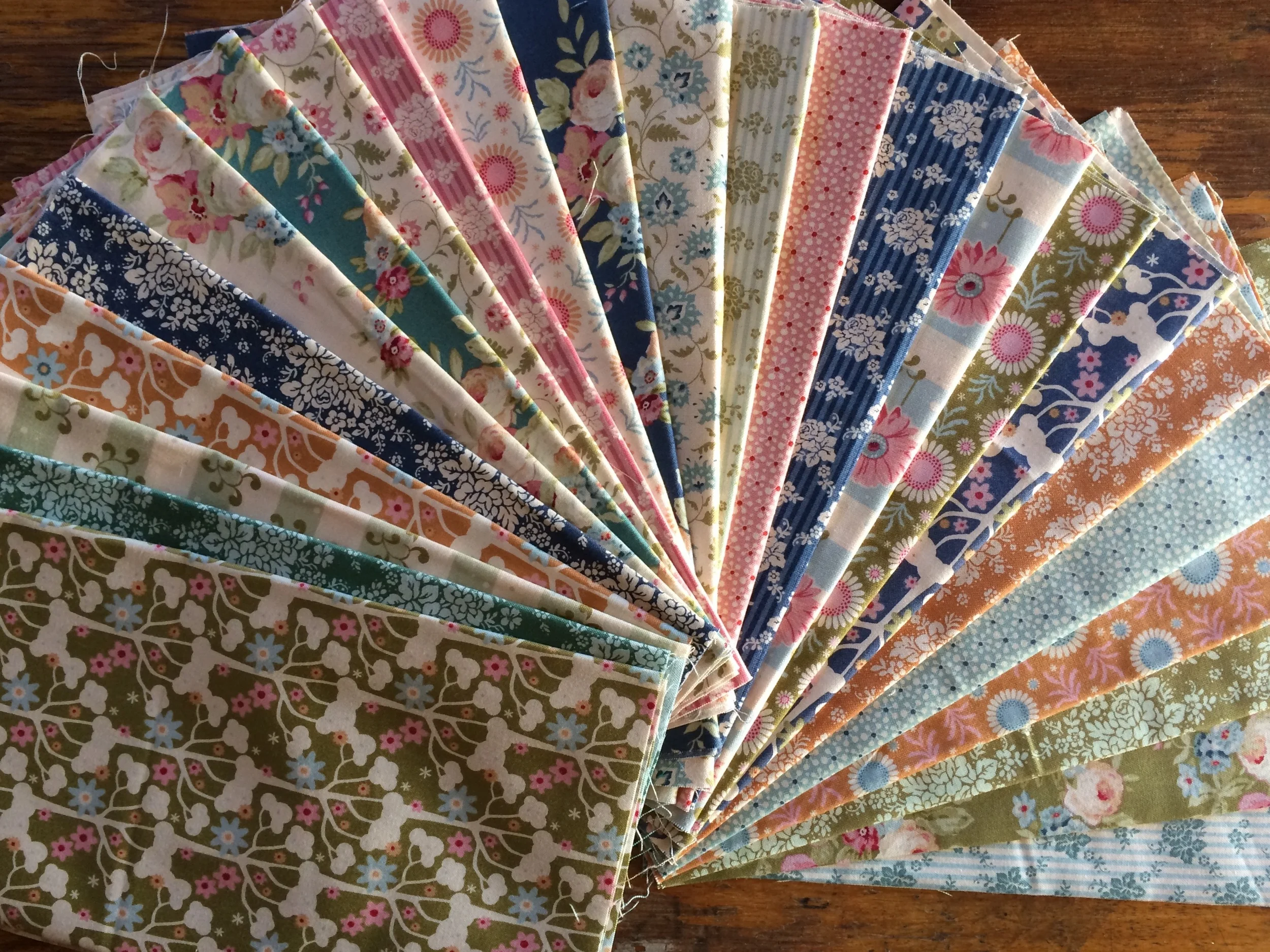 Tilda fat eighth pack from Spring Diaries & Pardon My Garden