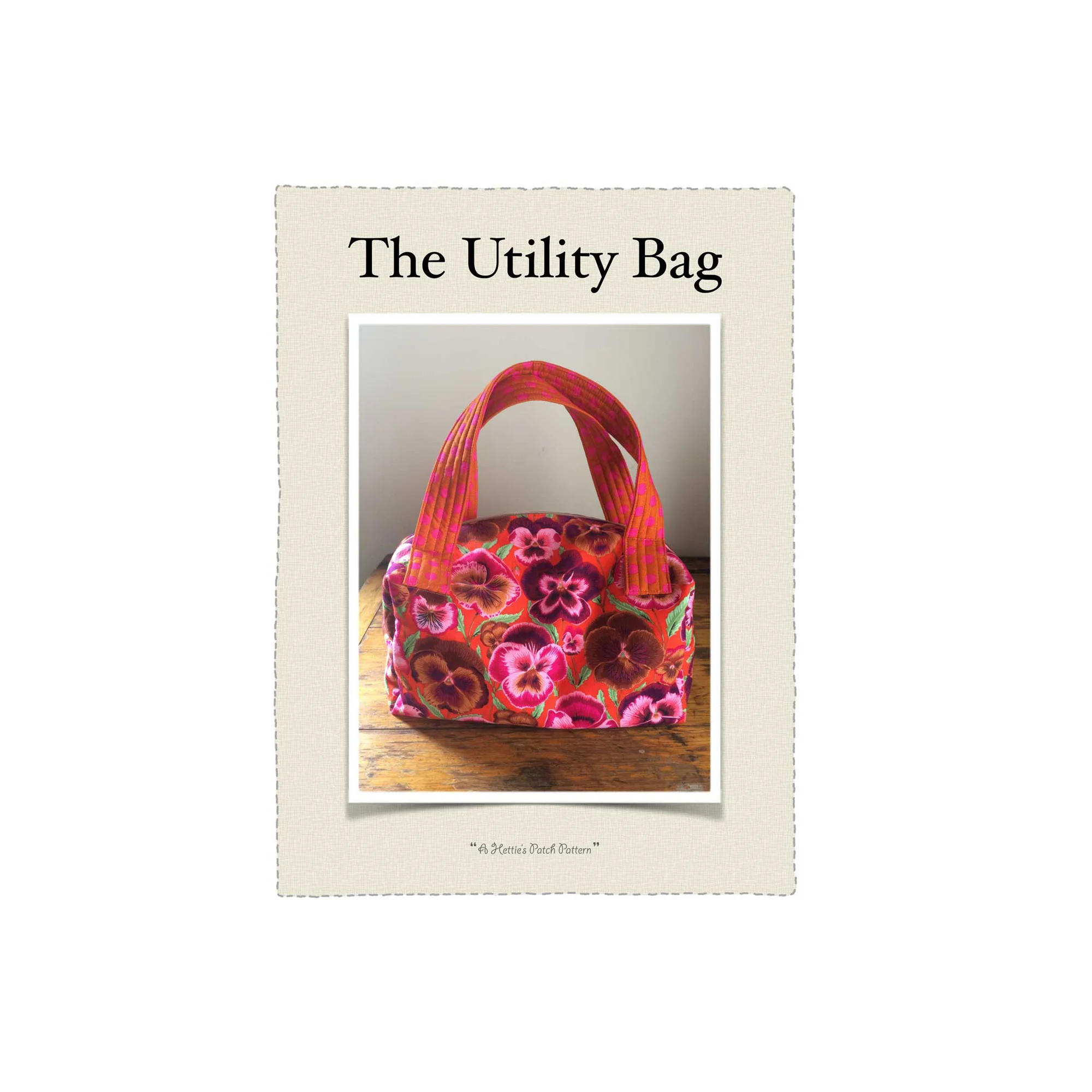 The Utility Bag is a Hettie's Patch pattern.