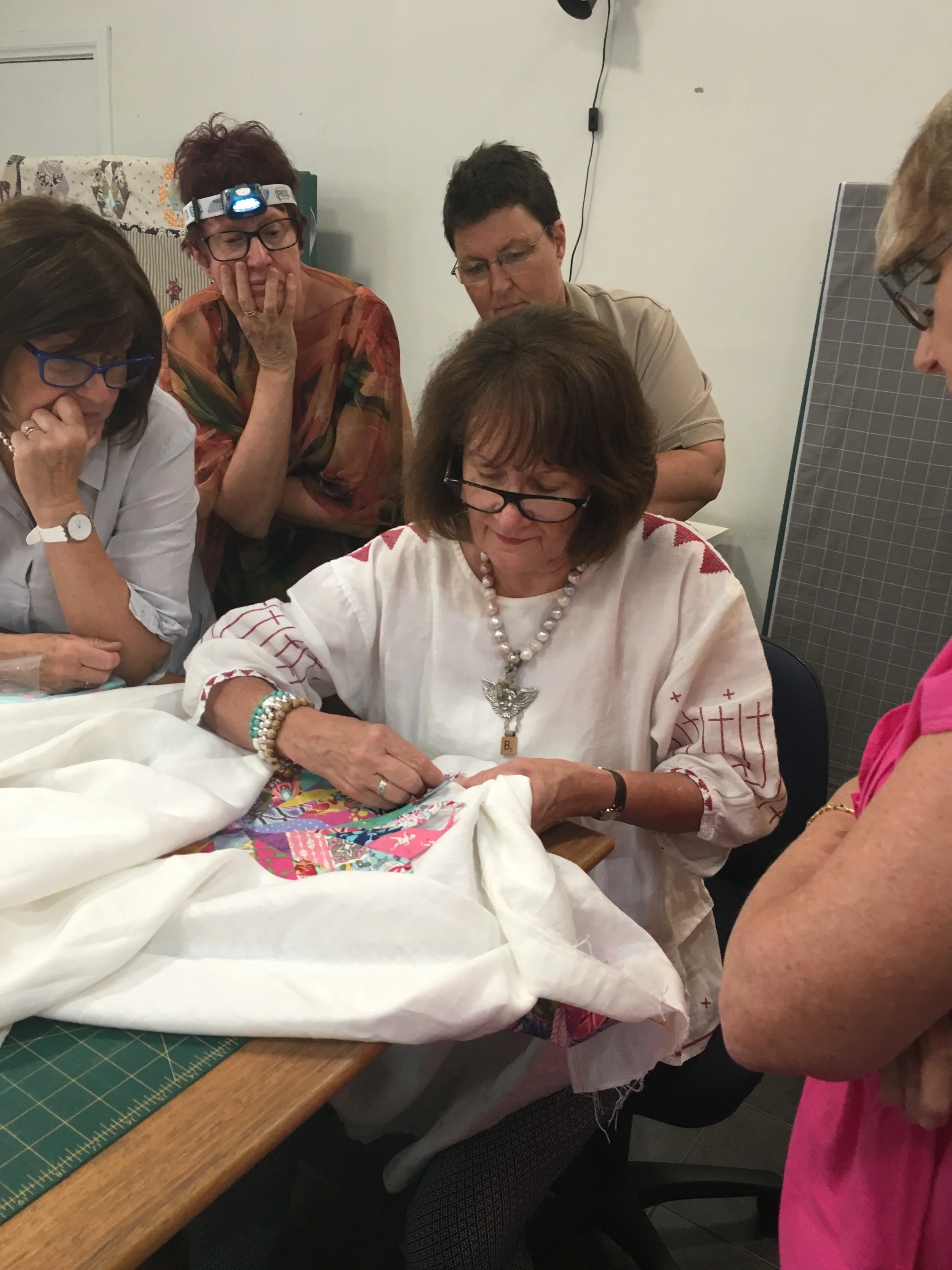 All sorts of equipment help us stitch more efficiently.