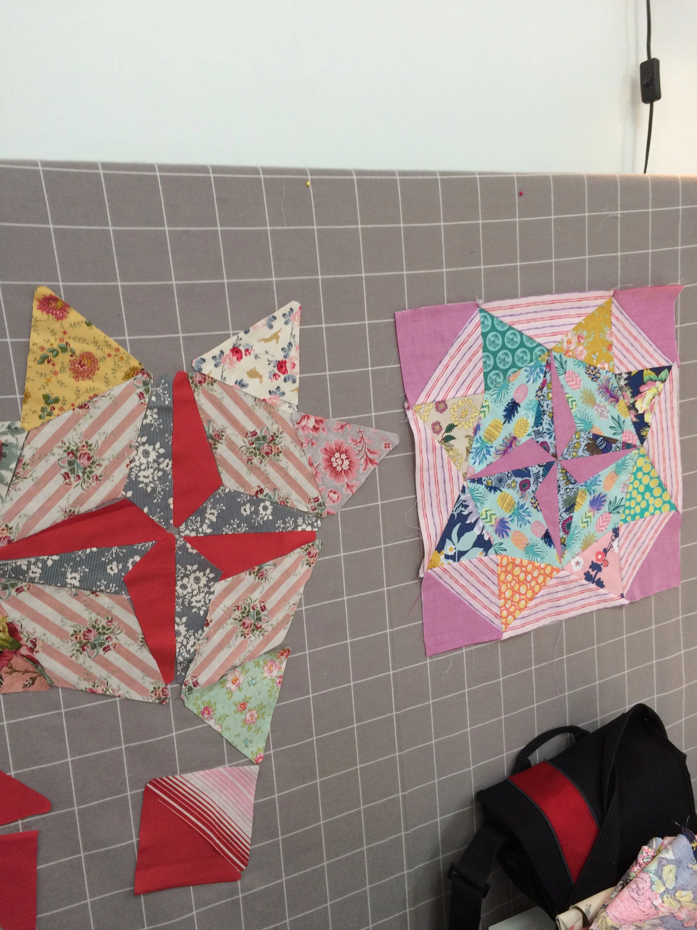 Lorraine's Mayfair blocks include some Tilda and some French General. Fabulous!