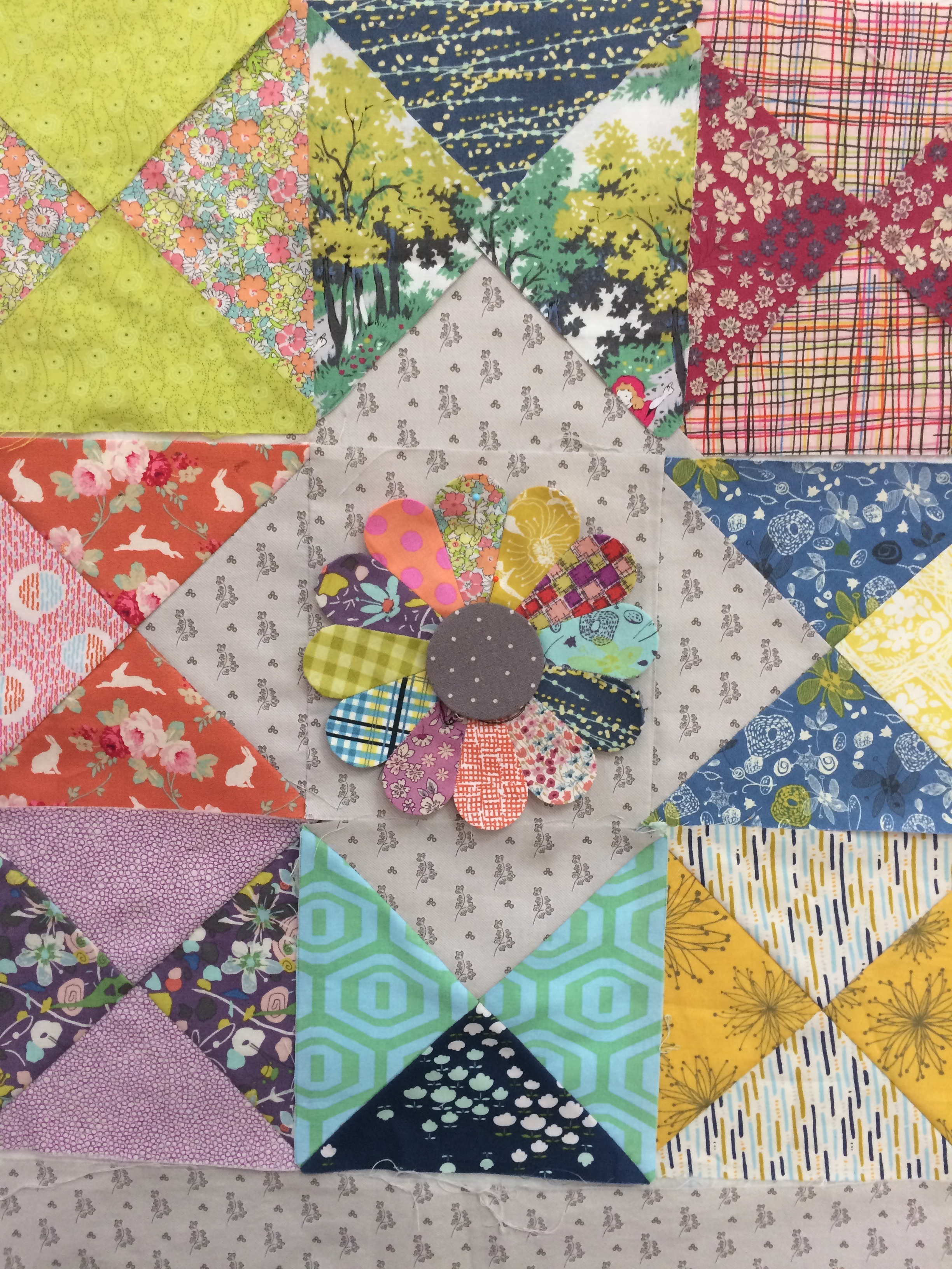 Ali has started her journey Into the Woods, and her fabrics are gorgeous!