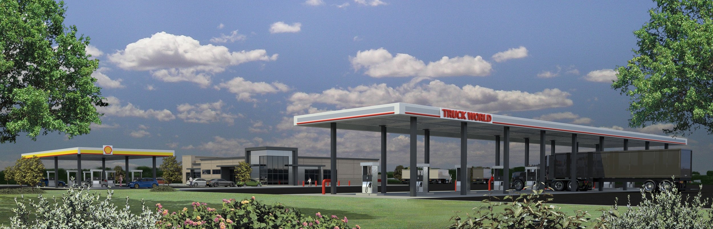Visit our newest travel plaza and Shell station in North Jackson, OH at I-76 & Bailey Road 12700 Leonard Parkway, North Jackson, Ohio 44451 Onsite Amenities: Diesel, Shell Gas, DEF, Burger King, showers, convenience store, beer and wine, WIFI, certified truck scale. Telephone: 330.538.7030 Fax: 330.538.7173