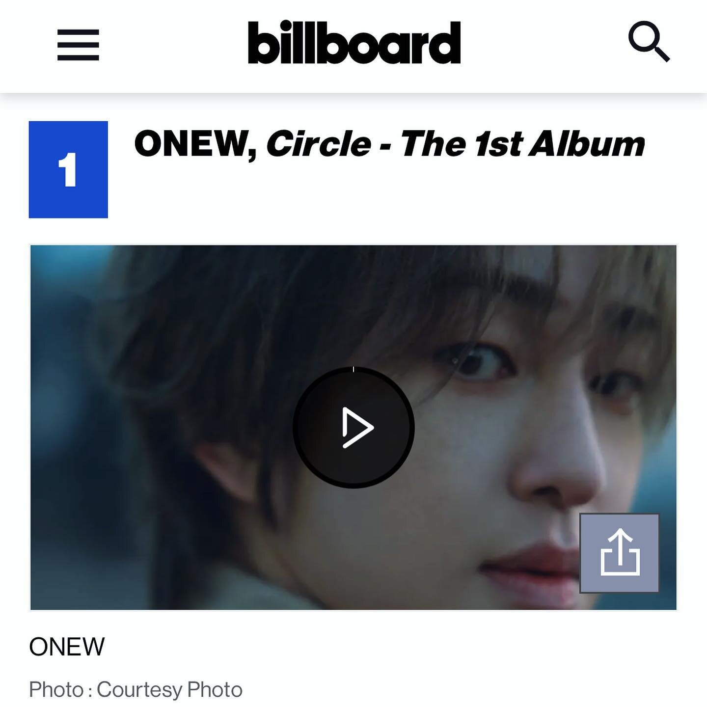 WOW!!! We co-wrote No Parachute on ONEW&rsquo;S @dlstmxkakwldrl album and the album has been announced as @billboard #1 Kpop album of the year!!! We are soo happy to be a part of this amazing album ❤️🤩

#billboard #circle #onew #shinee #songwriter #