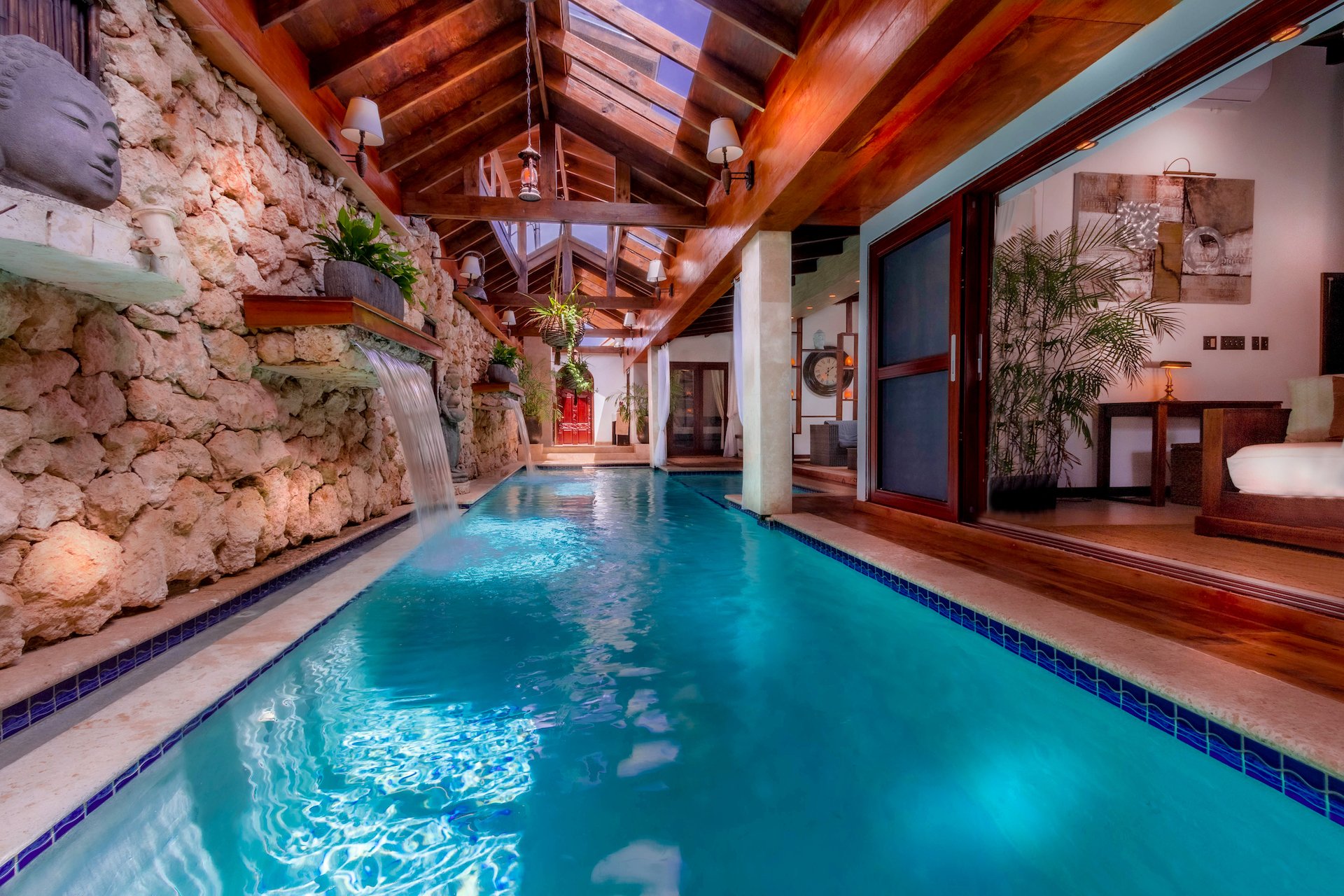Pool Suite leading out to the Indoor Pool