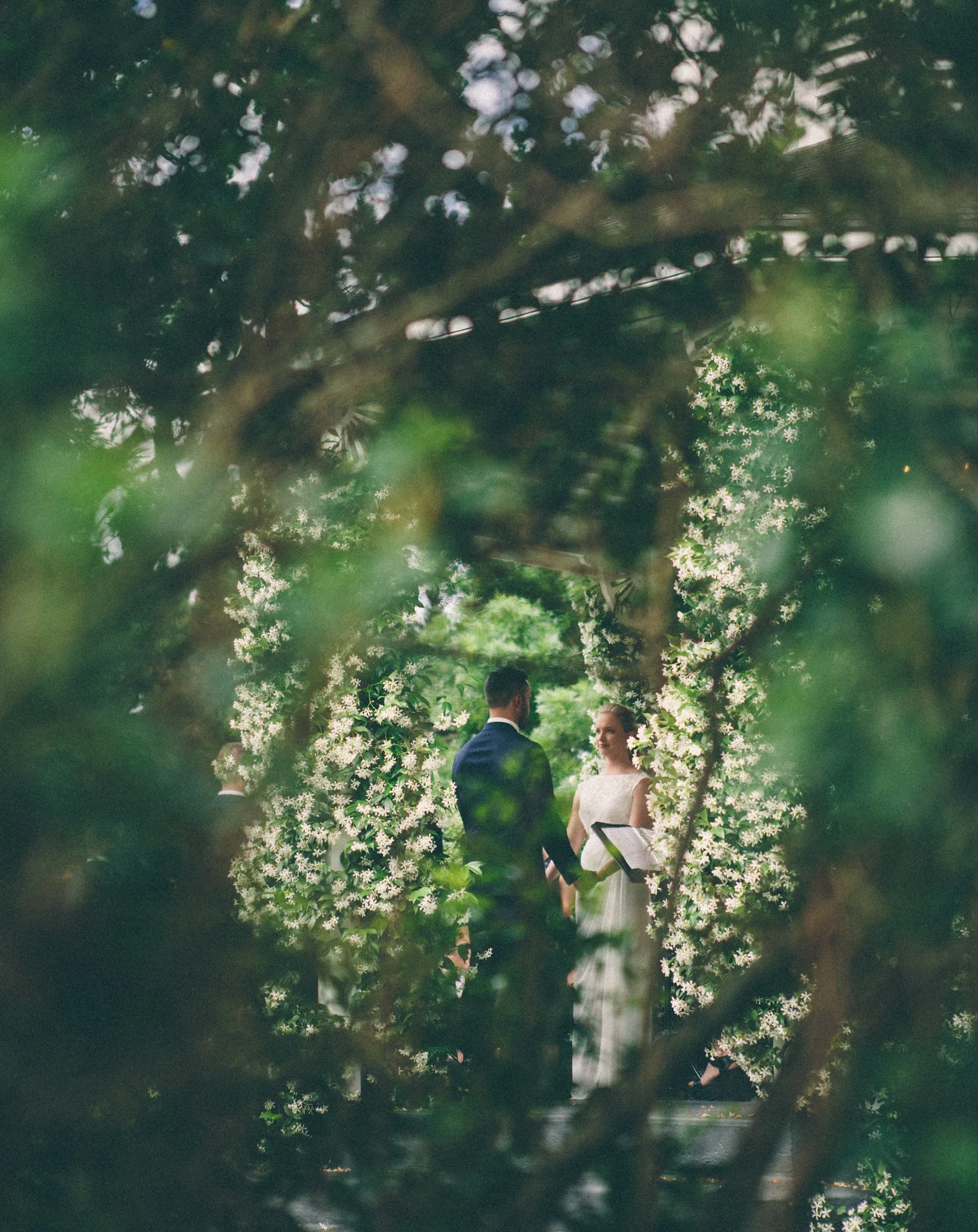 A garden wedding