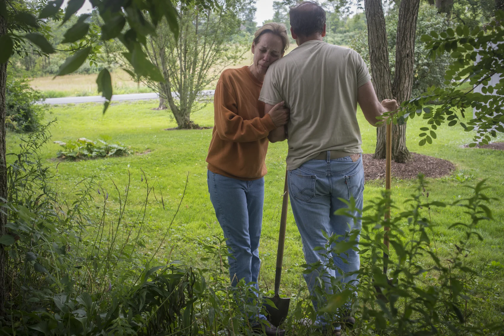 My parents buried their cat, Jeeves, after he was killed by an unknown vehicle in August. Since the gas industry came to the area six years ago, the road they live on has been paved and traffic has increased.
