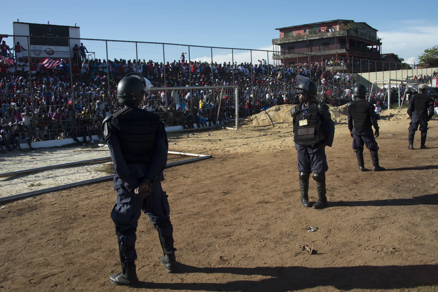 This story was originally published by The Player's Tribune on Oct. 29, 2015. When the Ebola outbreak occurred in Liberia in 2014, one of the biggest cultural impacts was the government’s decision last June to ban all soccer play in an effort to reduce to spread of the virus through physical contact. With the number of cases declining, the ban on soccer was lifted in January. Nearly 5,000 people died before the country was declared Ebola-free this past May. This summer, a three-day tournament took place in Logan Town, a community north of Monrovia, that consisted of both men’s soccer matches and women’s kick ball games. The tournament was played on a large, muddy patch of oddly-shaped common area, which included the only road into that part of Logan Town. As such, the goals (made out of netting and tree branches) were not placed directly opposite each other, and a large delivery truck drove across the field repeatedly interrupting play. A party-like atmosphere surrounded the event, with loud music playing and many people drinking cheap booze out of small plastic bottles. Younger kids watched the matches eagerly, jockeying for every opportunity to run after an out-of-bounds ball and throw it back into play. When the last soccer match came down to a penalty shootout, a thick mob of people formed around the goal. Team bragging rights and a small cash prize were on the line. The kick was good and celebrations could finally begin. On Oct. 8, 2015 Liberia’s national team, the Lone Stars, played Guinea-Bissau in a FIFA World Cup Qualifying match, which was held on a regulation field at Antoinette Tubman Stadium in central Monrovia. Following the Ebola outbreak and the ban of soccer in the country in 2014, the stadium was converted for use as an Ebola Treatment Unit. Now back to it’s originally intended use, rowdy, celebrating Liberians packed the stadium for the match, which ended in a 1-1 tie. A week later, Liberia pulled off an unexpected win against Guinea-Bissau. Liberia is now scheduled to play Ivory Coast in a second-round qualifying match on Nov. 11. “If Liberia loses, there will be a riot,” one fan said. “If we win, there will still probably be a riot.”