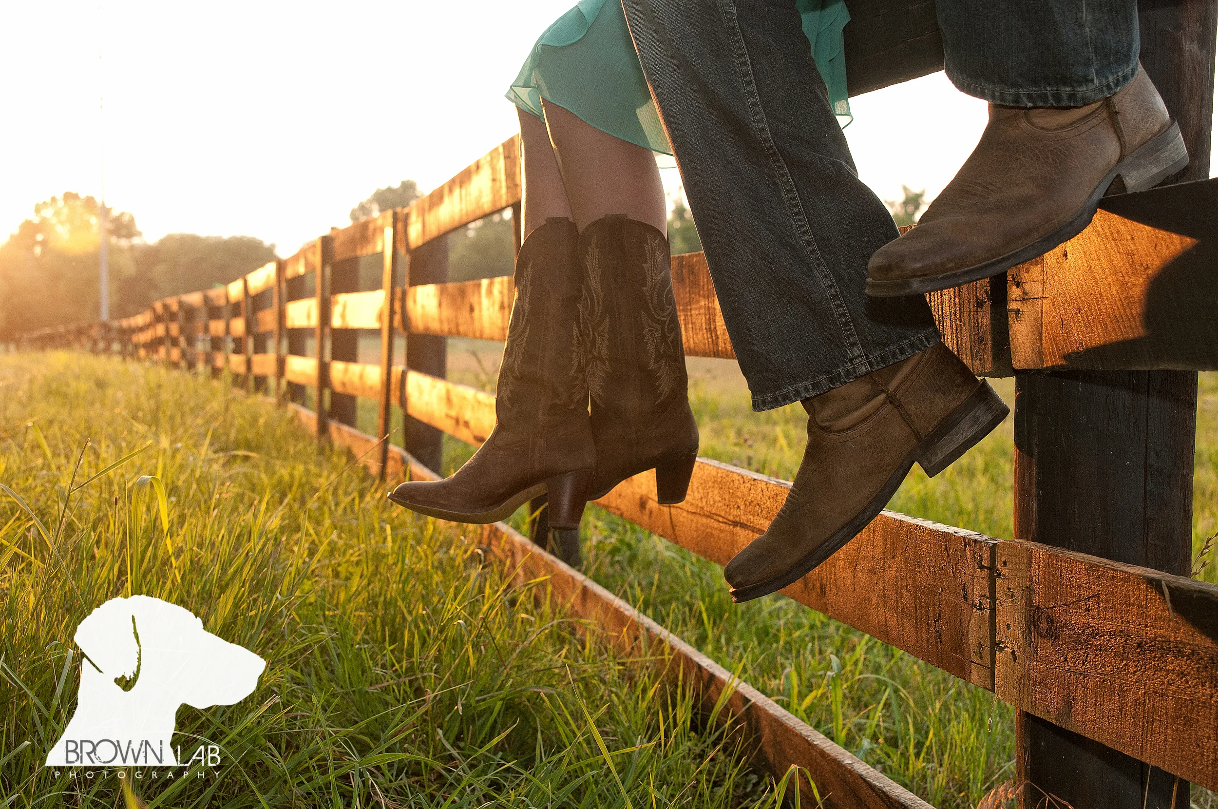 Brandon and Bobbie wanted their Nashville engagement pictures to reflect their love of the outdoors and boots.