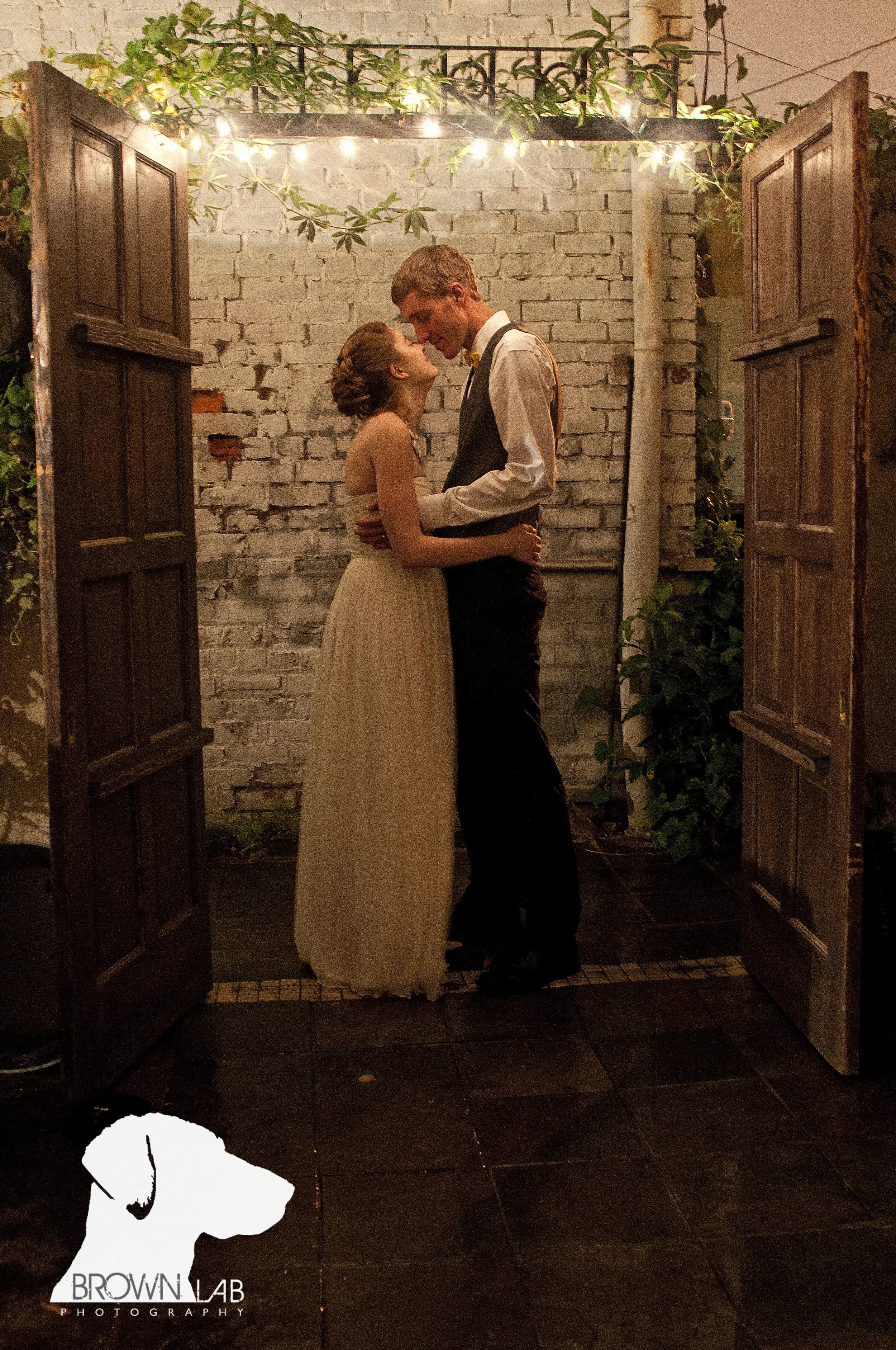 Jon and Kaitlyn at their reception in Richmond, VA. We stole them away from their reception to grab this tender moment.