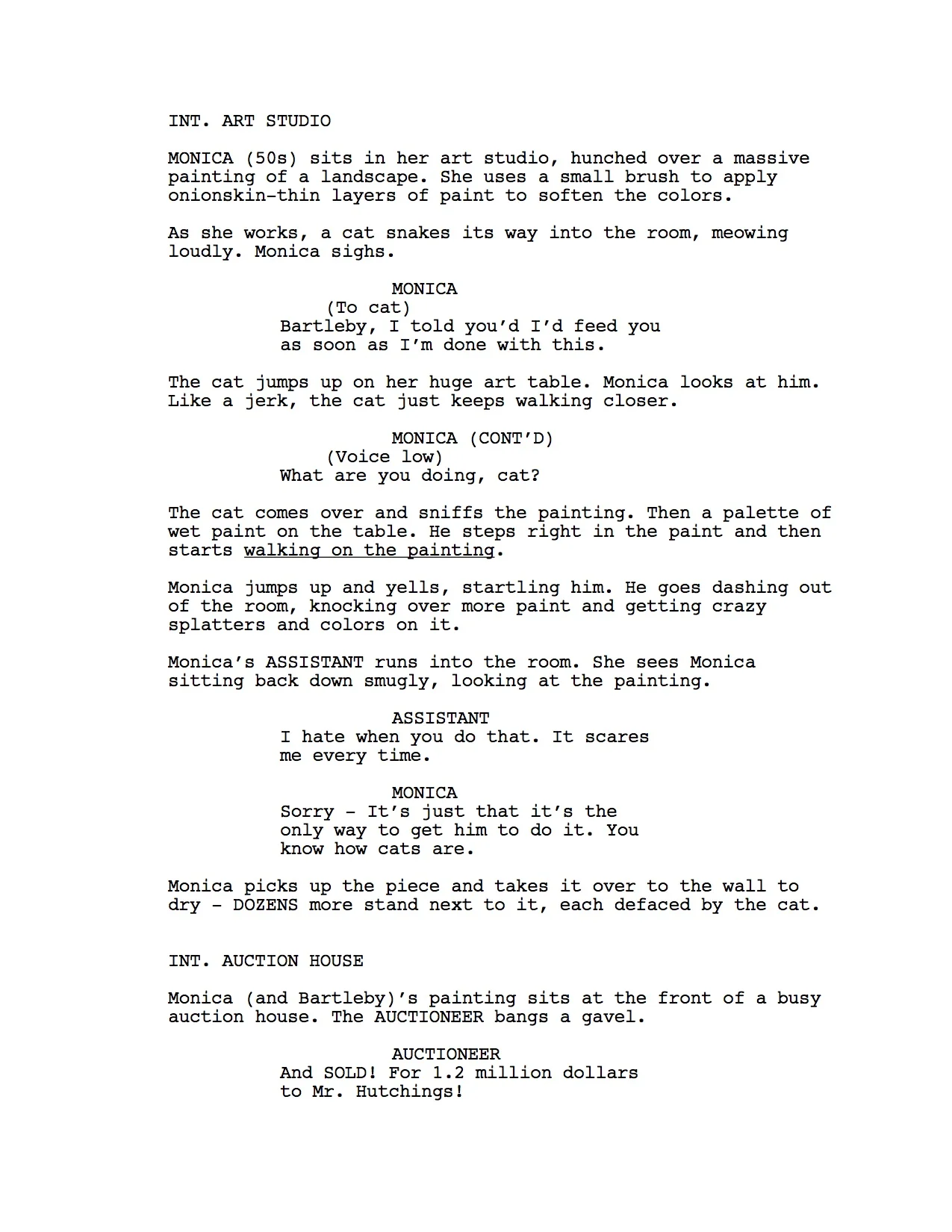 (Man, this was the toughest scene-of-the-day yet; 'scumble' is such an oddly specific word.)