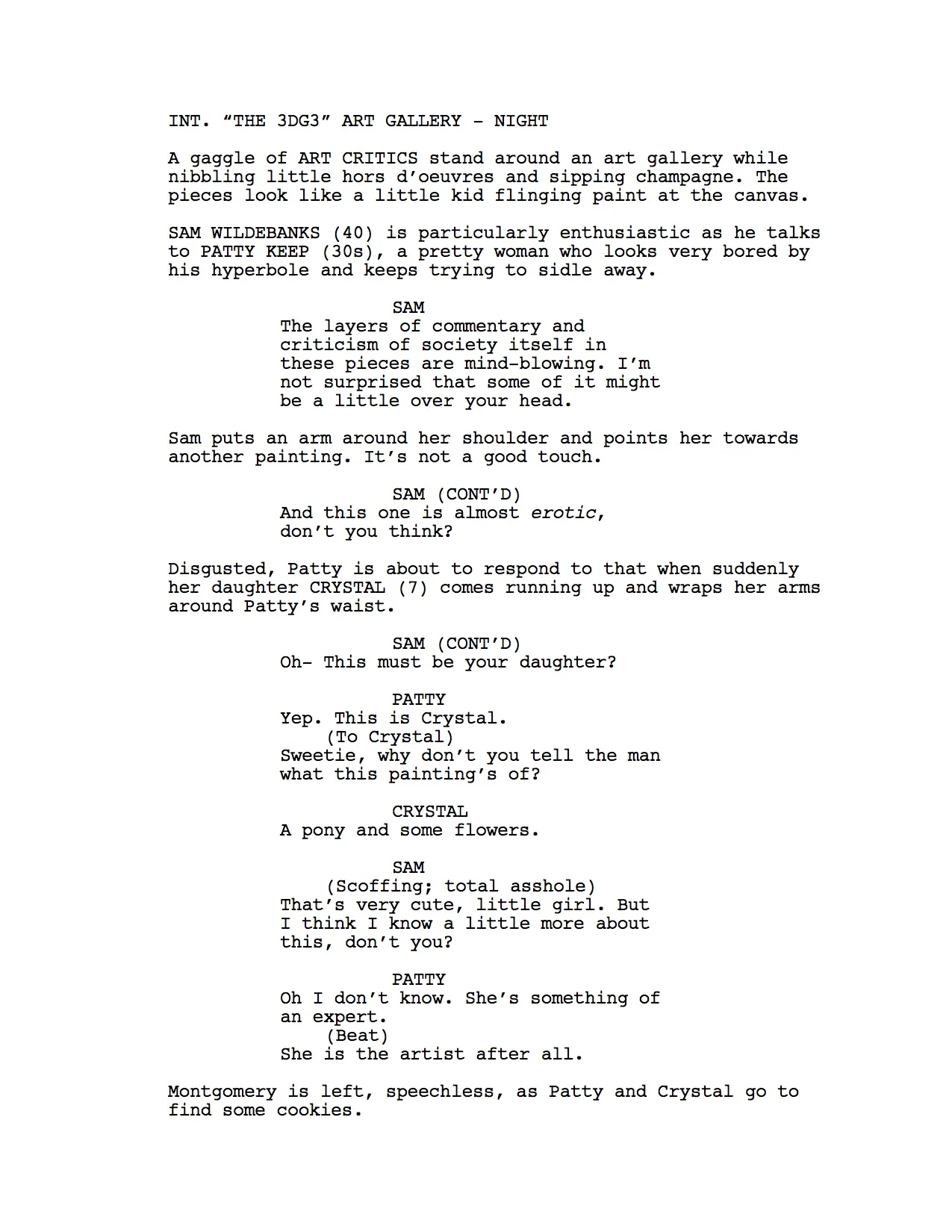 "Well, I suppose that would explain why Oreos are listed under 'Materials'..."