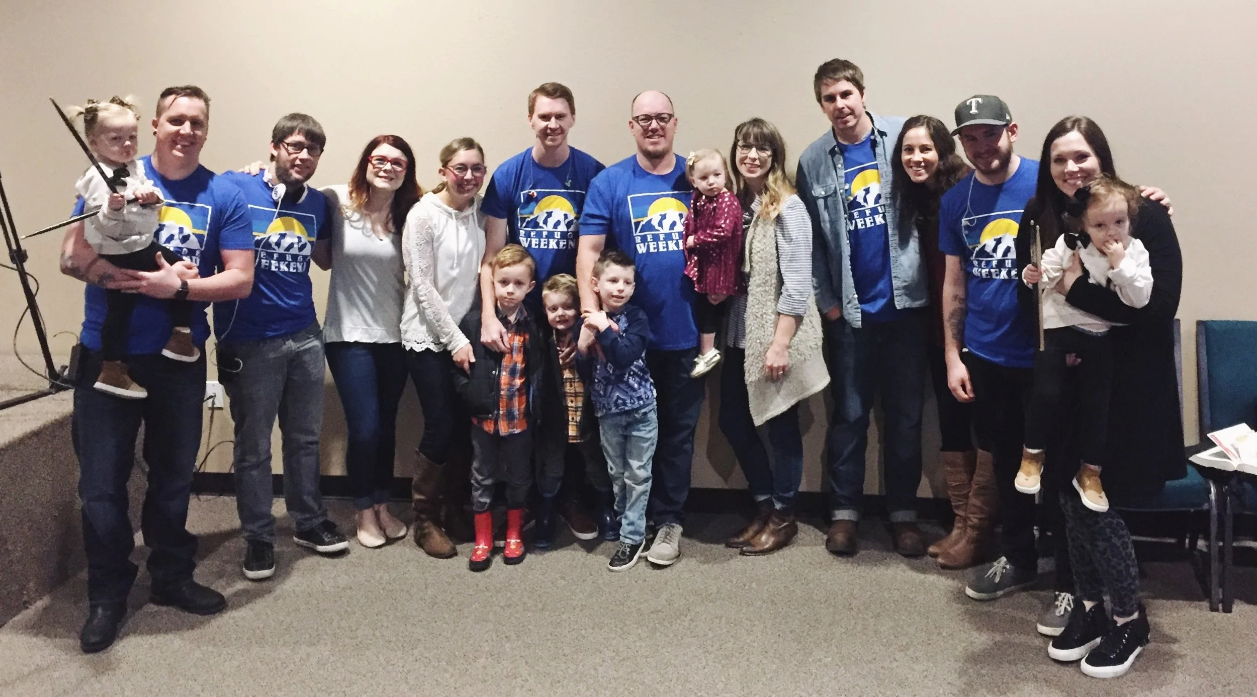 This photo is missing mark morgan (and his wife liz), who played guitar with arlt in the later years, and several volunteer roadies and crew who we get to call friends. :) i was just thankful we got one iphone photo with all these faces in it!