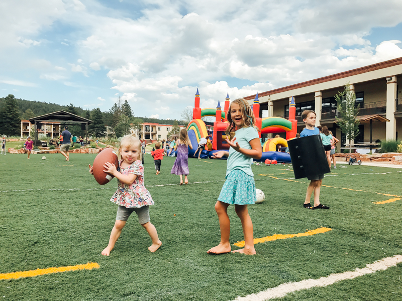 Much of our free time was spent on this turf lawn which was great for the kids. There were always plenty of sports balls and bikes with helmets available to play with anytime of the day.
