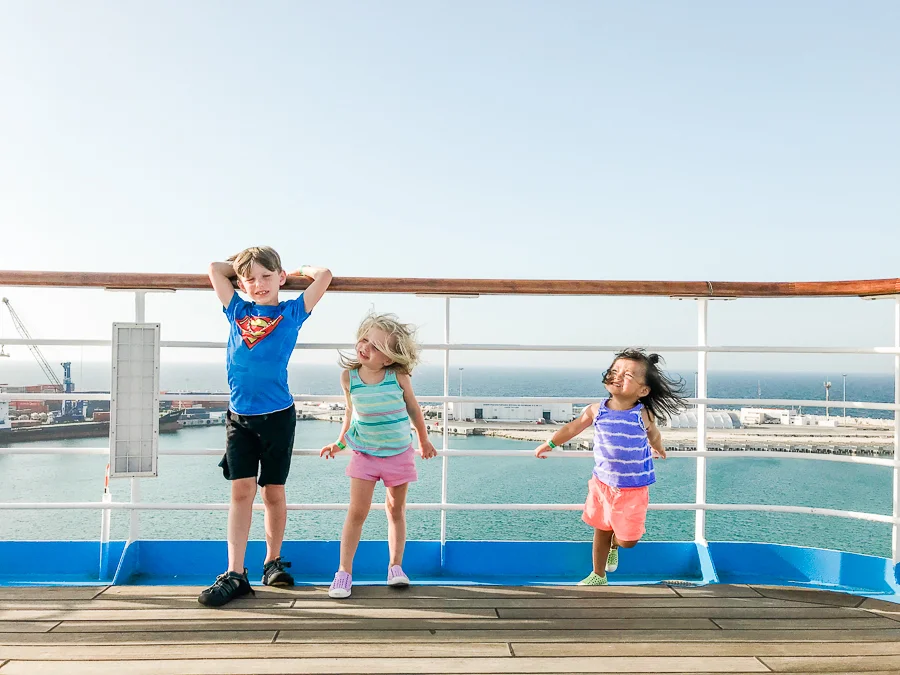 Just a biiiiiit windy on the top deck!
