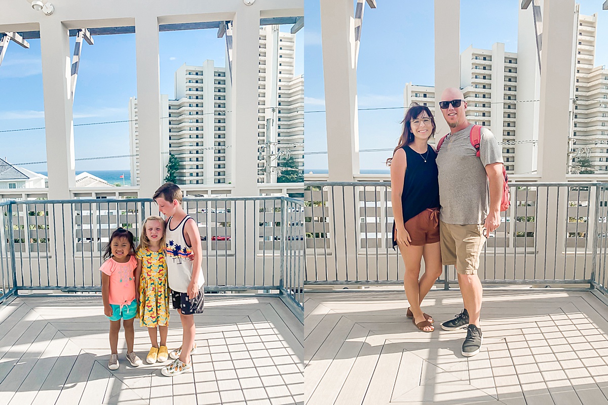 This is what they call Ocean View, not Oceanfront. 😂 Still, we loved our little spot by the ocean!