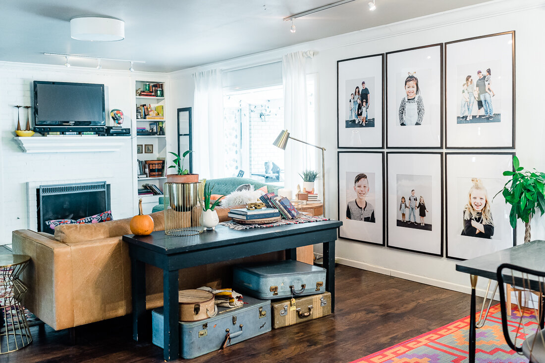 Creating a Gallery Wall with Oversized Prints and Frames — Lissa Anglin •  Part of Me Blog