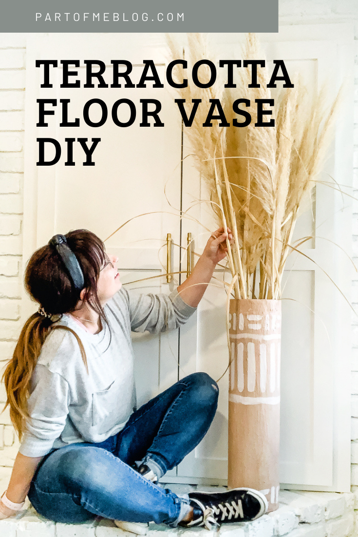 Terracotta Floor Vase DIY (on the cheap!)