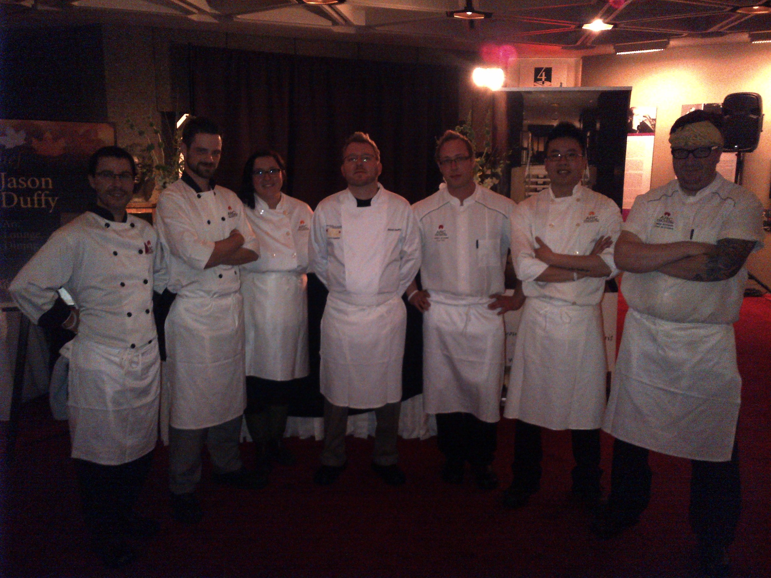 Jason Duffy's culinary team from ARC the Hotel