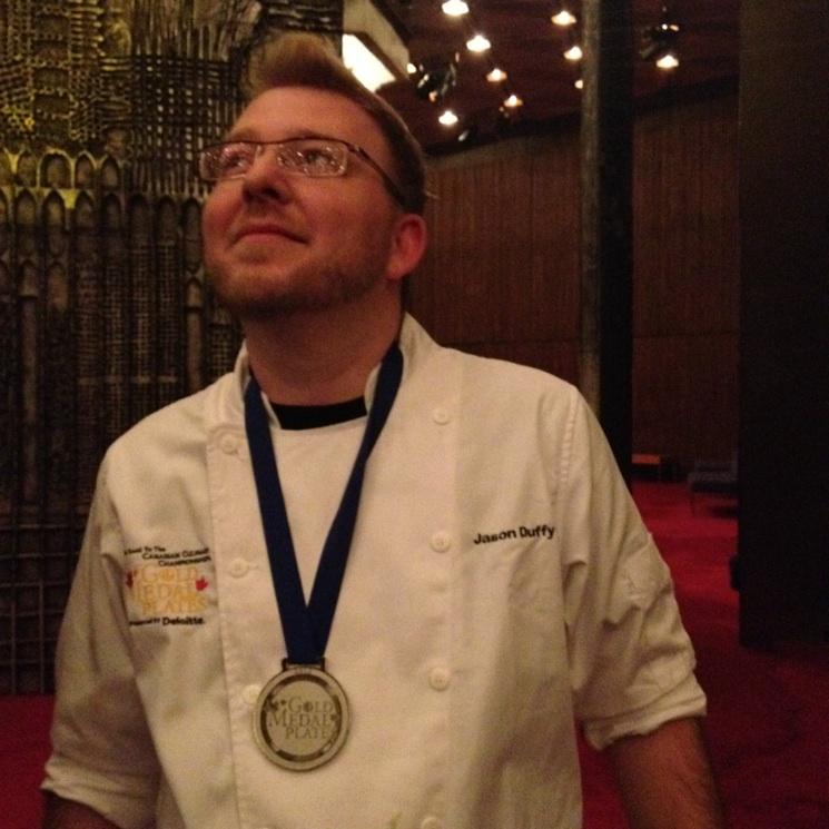  Chef Duffy reveling in his Silver medal! 