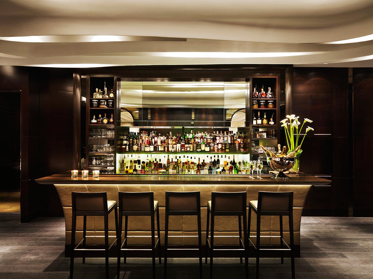 The bar at Hawksworth