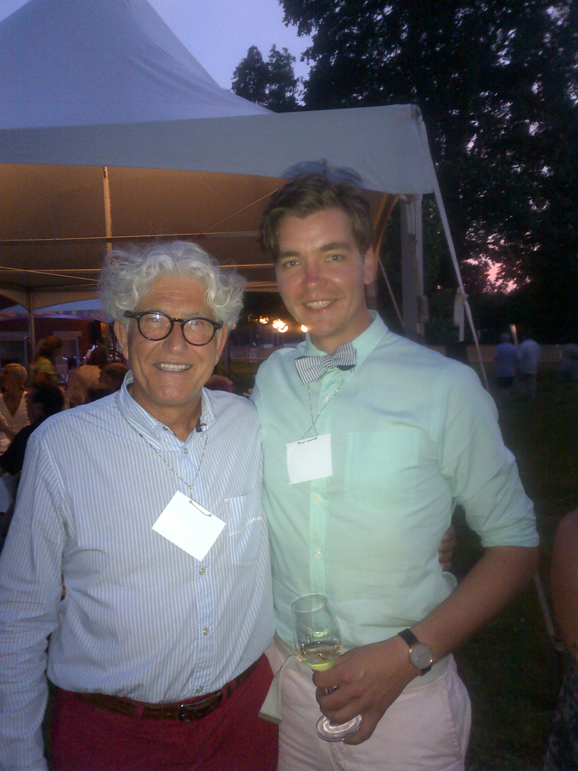  Jacques Lardiere and I at i4c gala.  