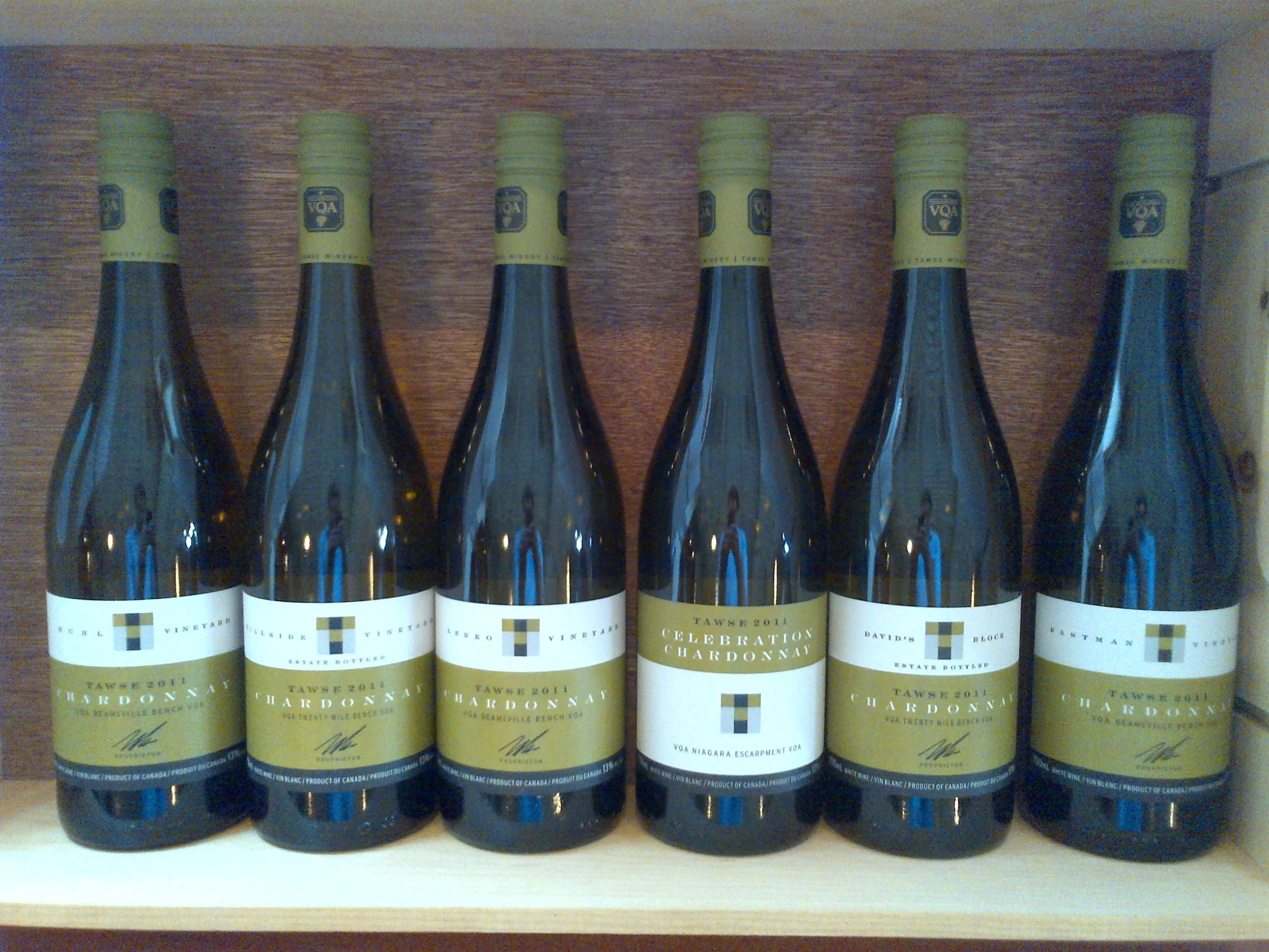 Limited addition Chardonnays, in celebration of i4c at Tawse tasting room.