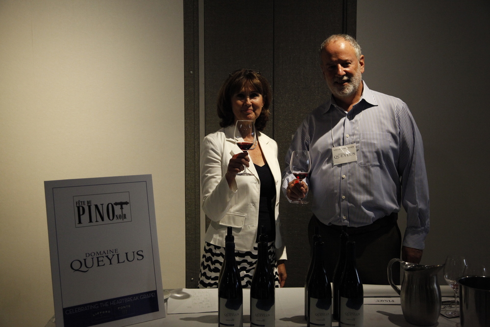  Domaine Queylus proprietor Gilles Chevalier and his wife Marie. If you haven't heard of Queylus yet, don't worry you will...A new very premium Niagara Pinot Noir vineyard, winemaking by Thomas Bachelder.  