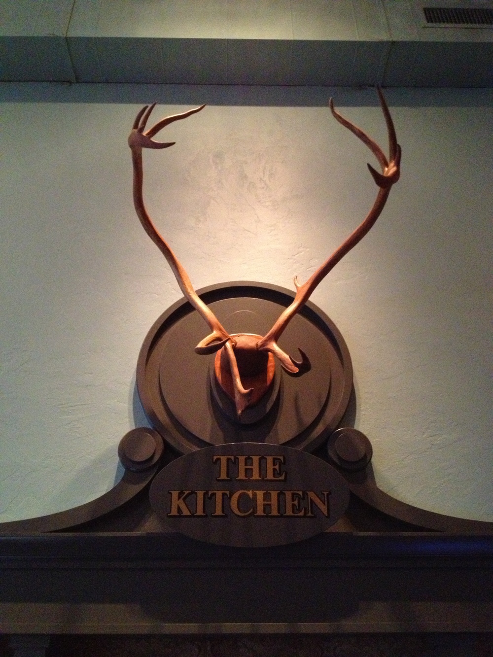  Kitchen ornamentation at Little Bird Bistro, the 2nd location of Le Pigeon.  