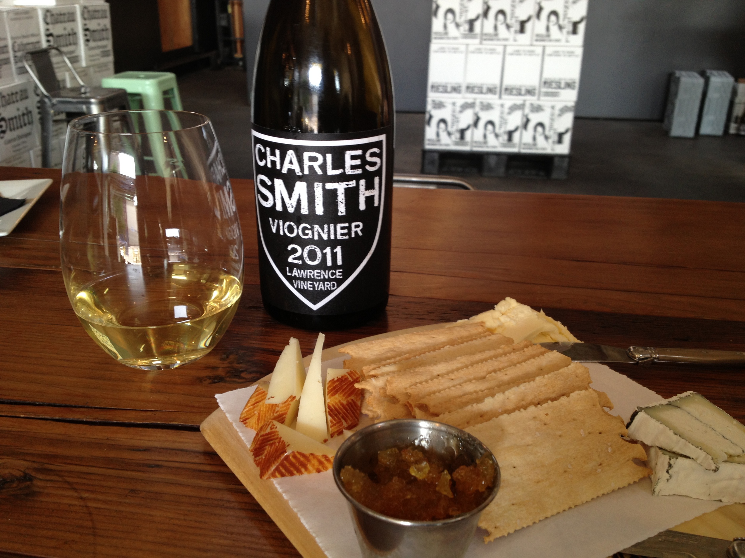  Near-Condrieu-like awesomeness in this WA Viognier. Great cheese partner.  