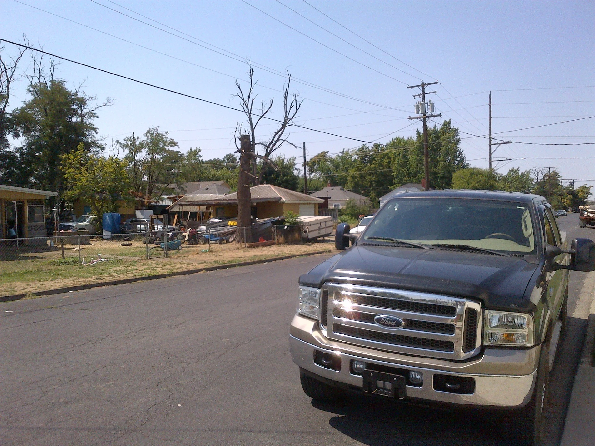 Walla Walla streets in K Vintners F-250...Ridin' high, rollin' up on the downlow.