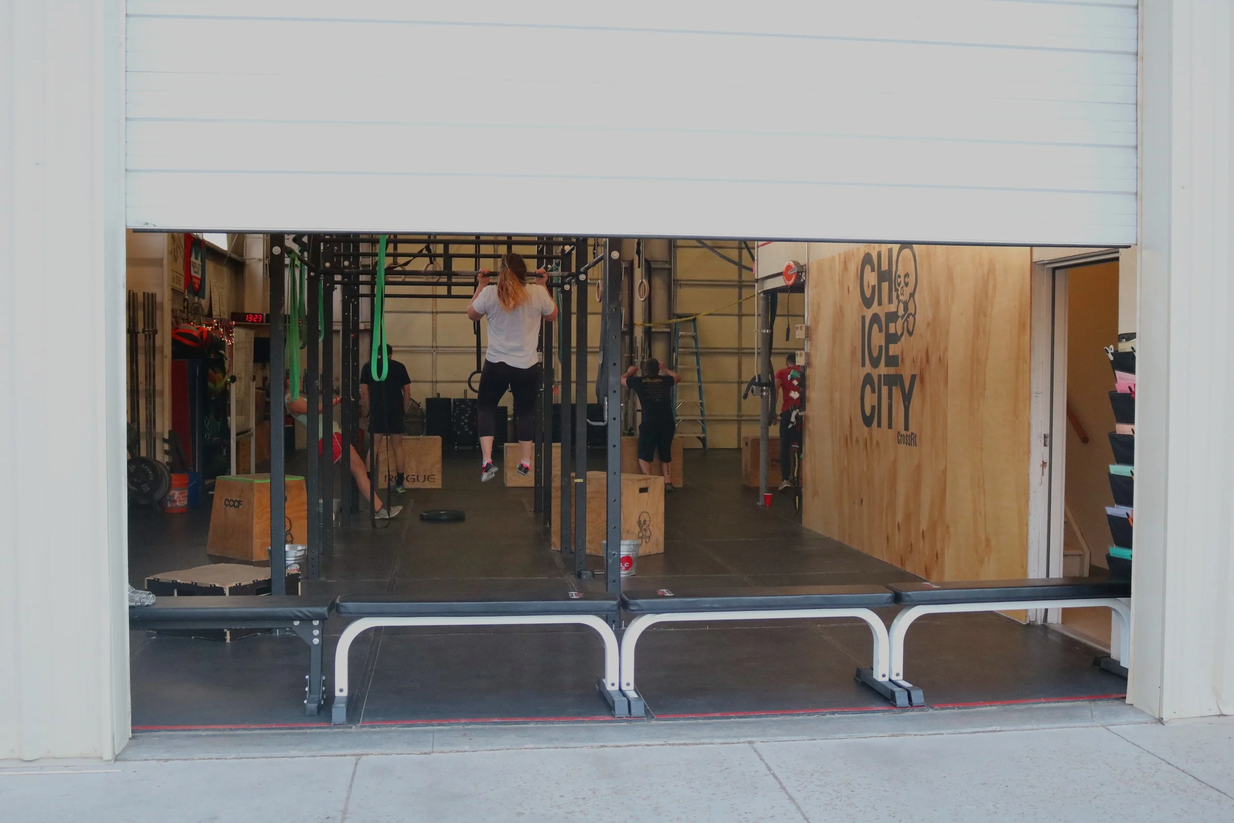 When it’s warm enough, the doors come open!