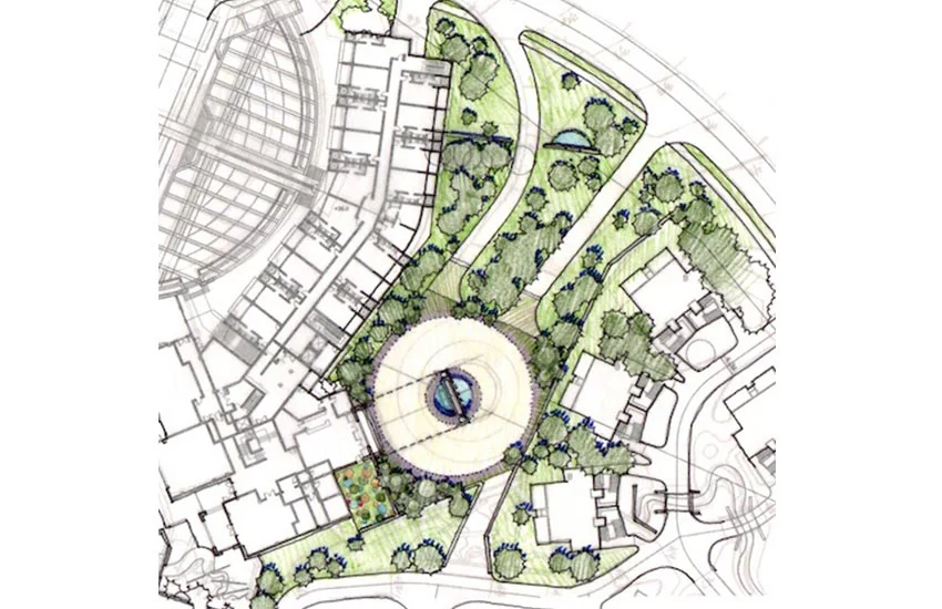 Landscape Intent at Main Hotel Entry