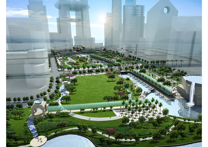 Bayfront Aerial Perspective