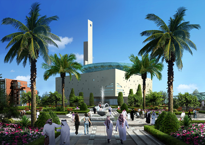 Mosque Gardens Perspective