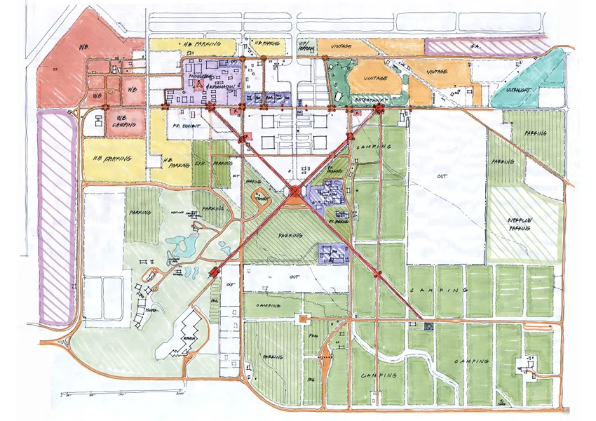 Master Site Use & Circulation Plan
