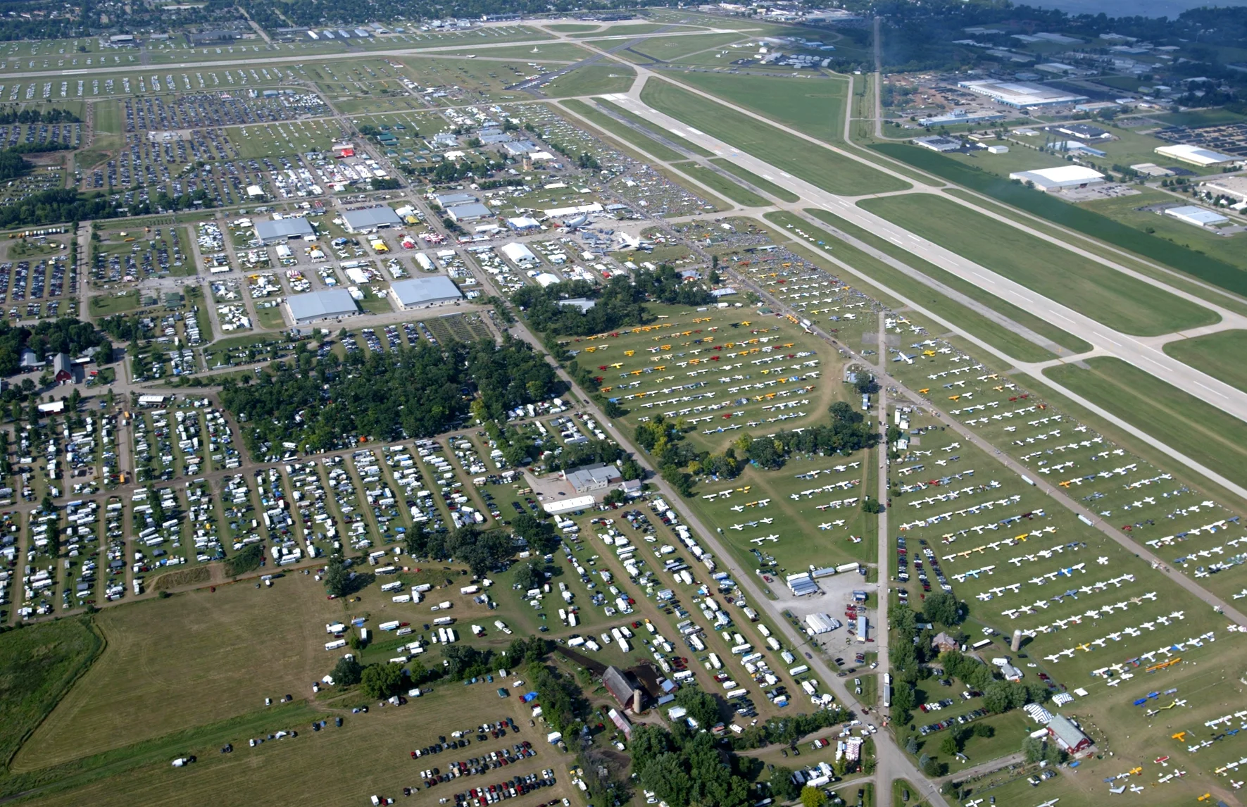 Airshow Grounds During 2007 Event