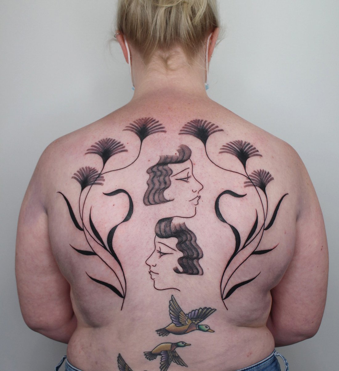 plant back piece lady face Jacqueline may tattoo art.jpeg