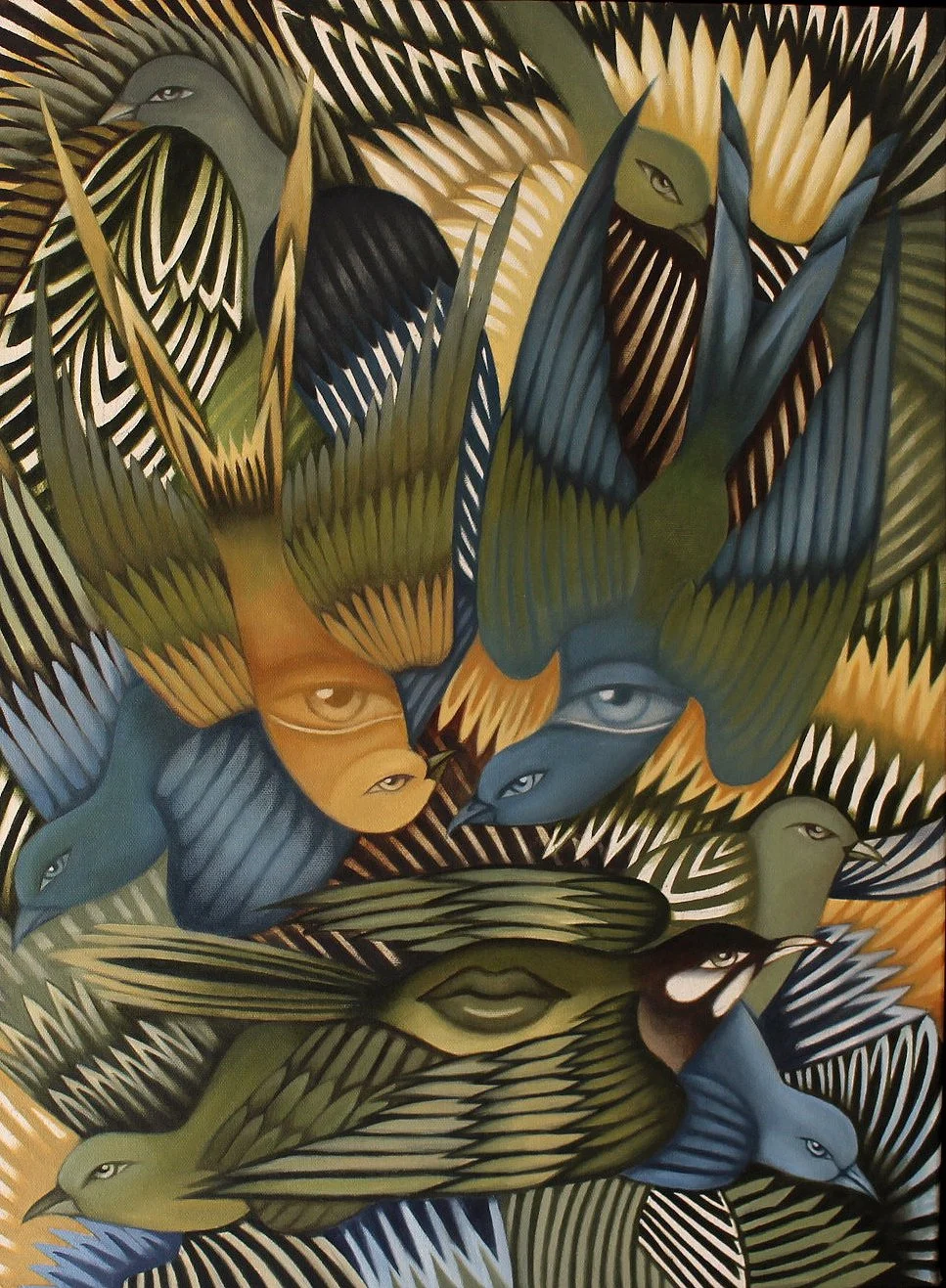 Story Telling Birds Print